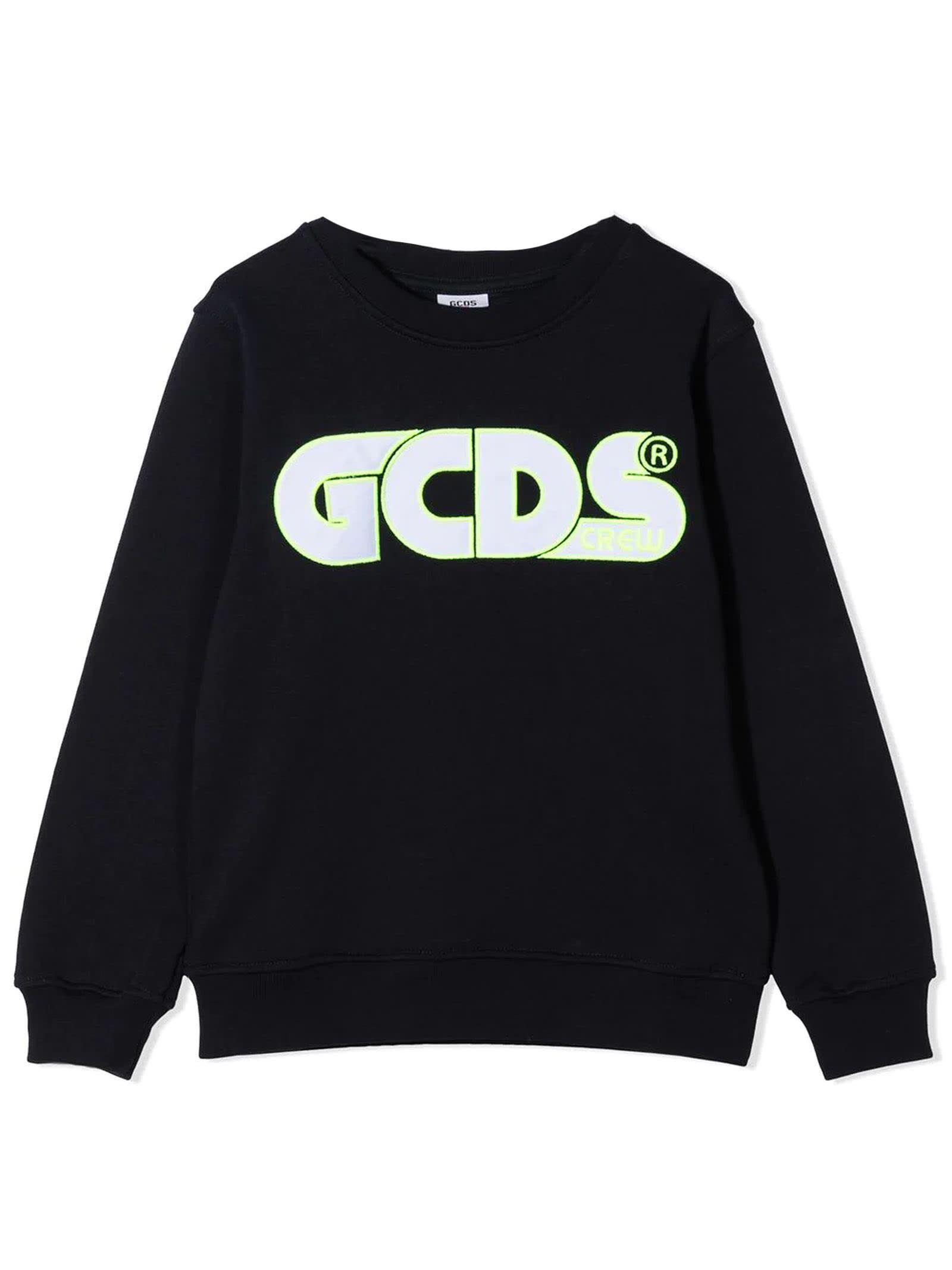 GCDS Blue Cotton Sweatshirt
