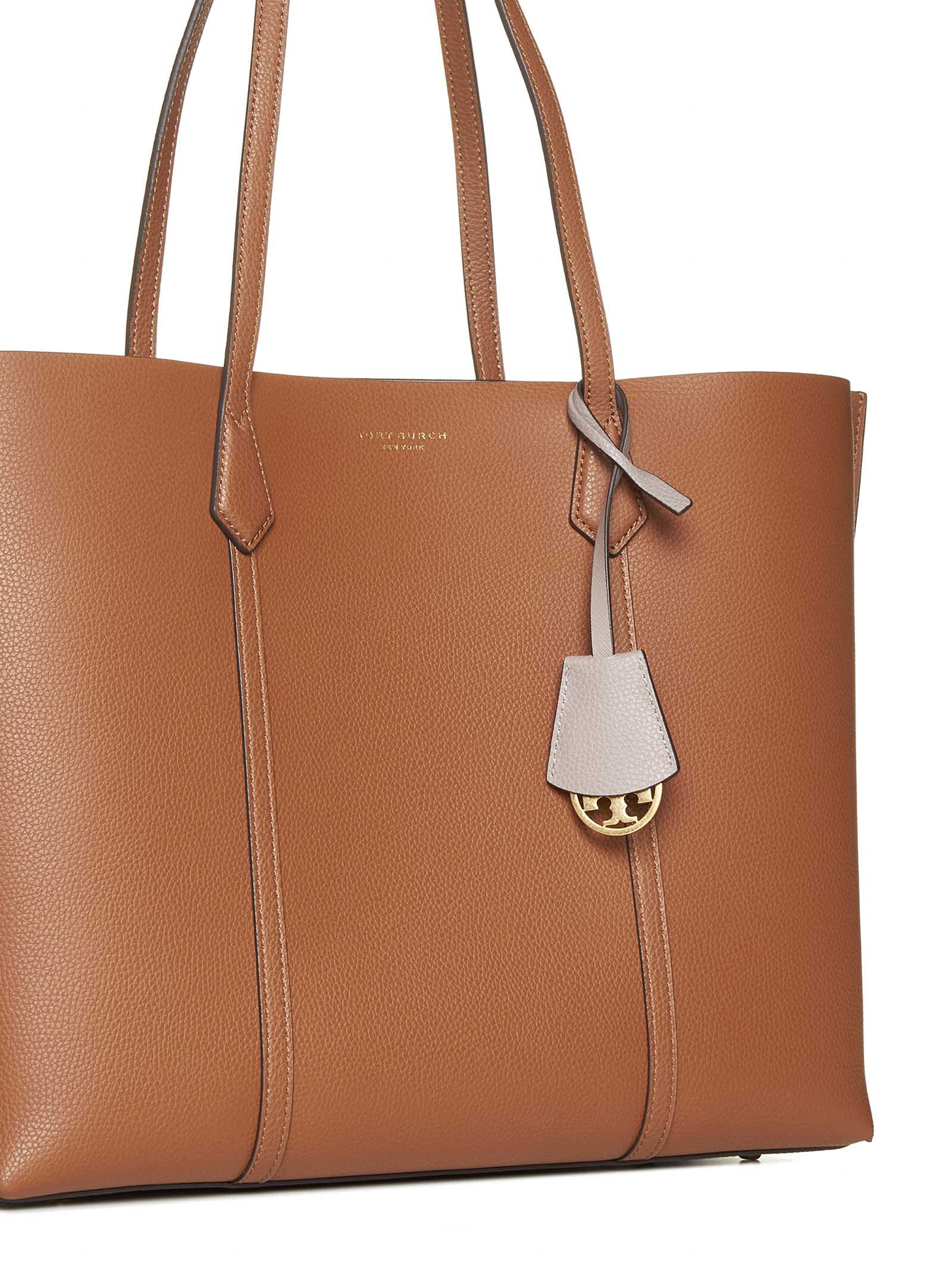 Shop Tory Burch Tote In Light Umber