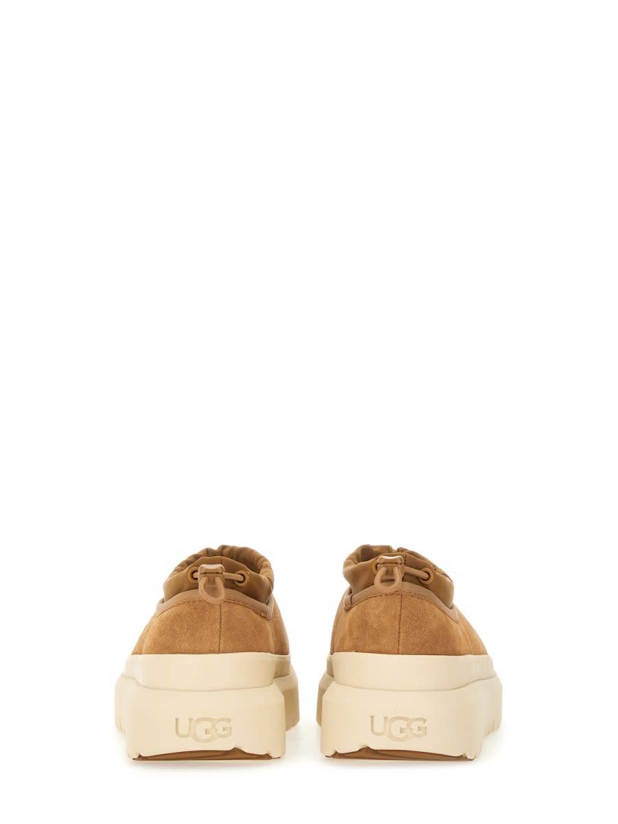 Ugg Biscuit Suede And Rubber Tasman Weather Hybrid Slip Ons In Multi