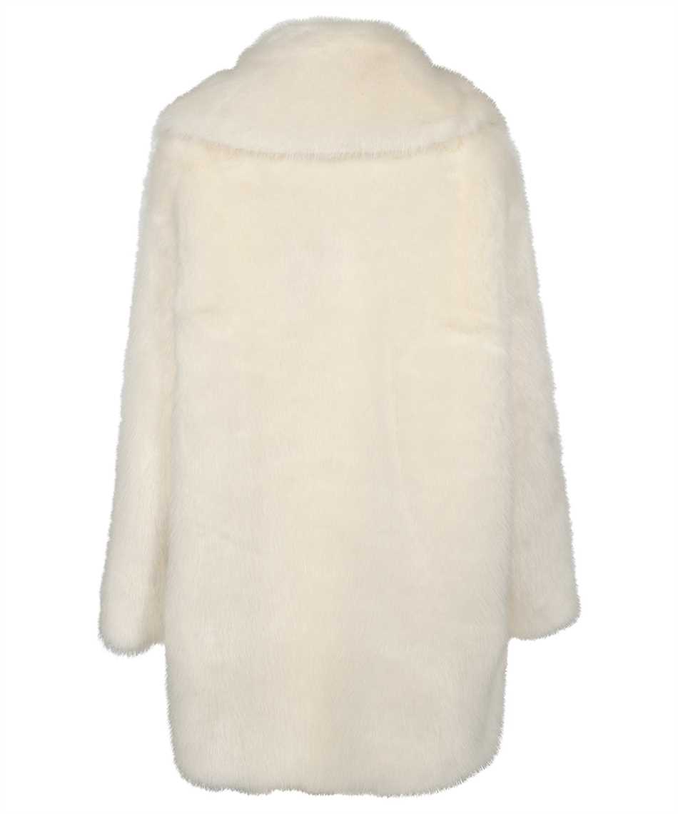 Shop Dsquared2 Faux Fur Coat In White
