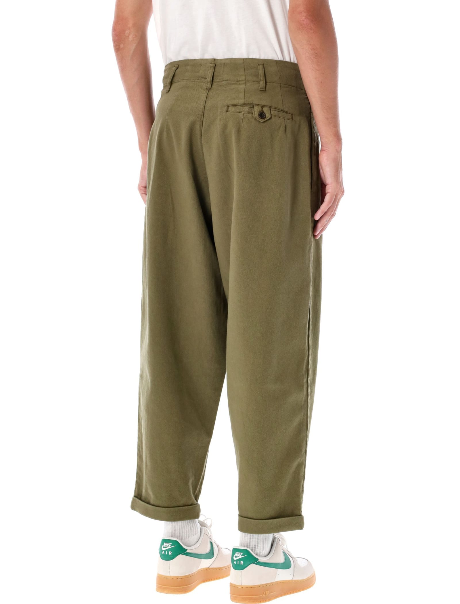 Ymc You Must Create Ymc Creole Peg Trousers In Olive
