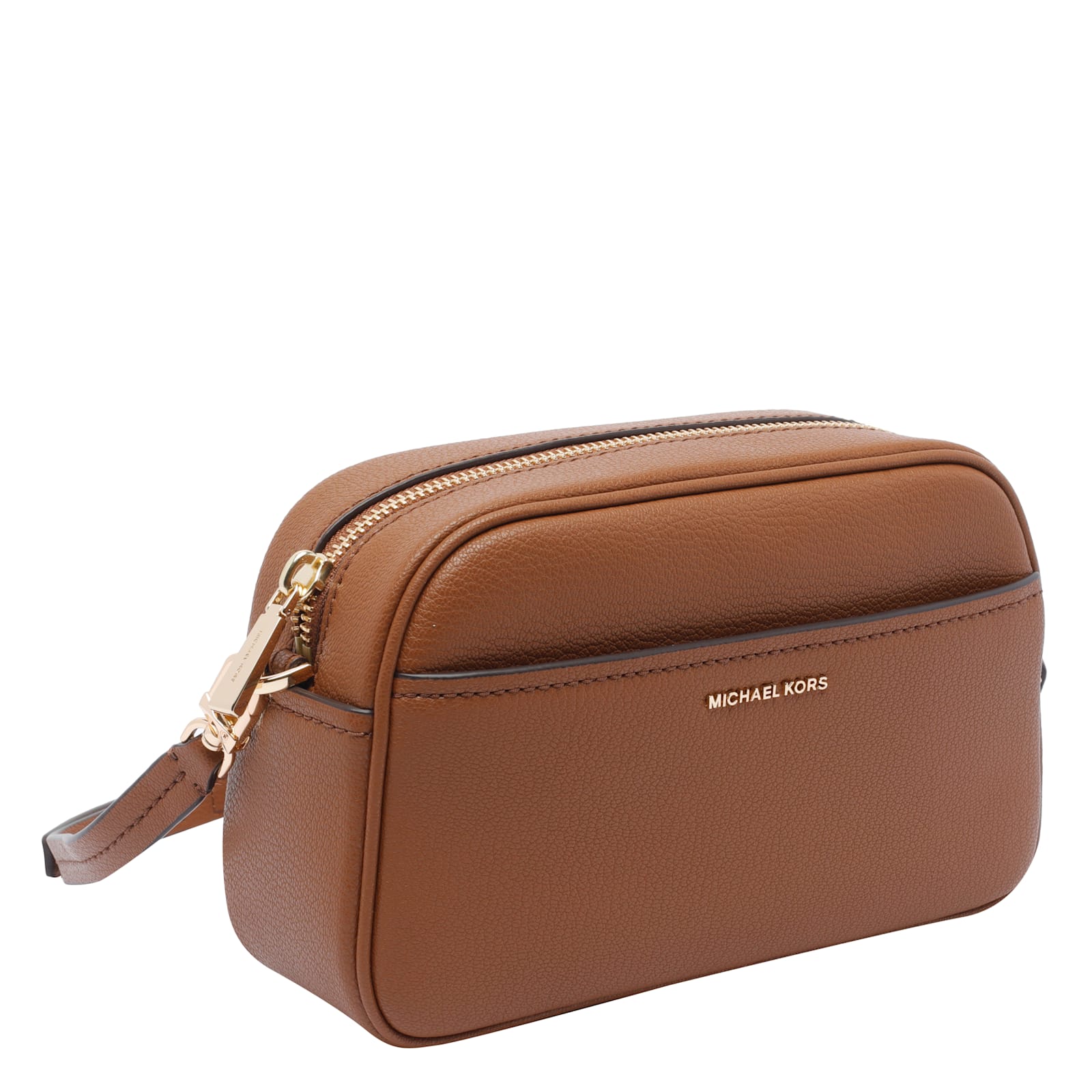 Michael Michael Kors Small Jet Set Crossbody Bag In Brown