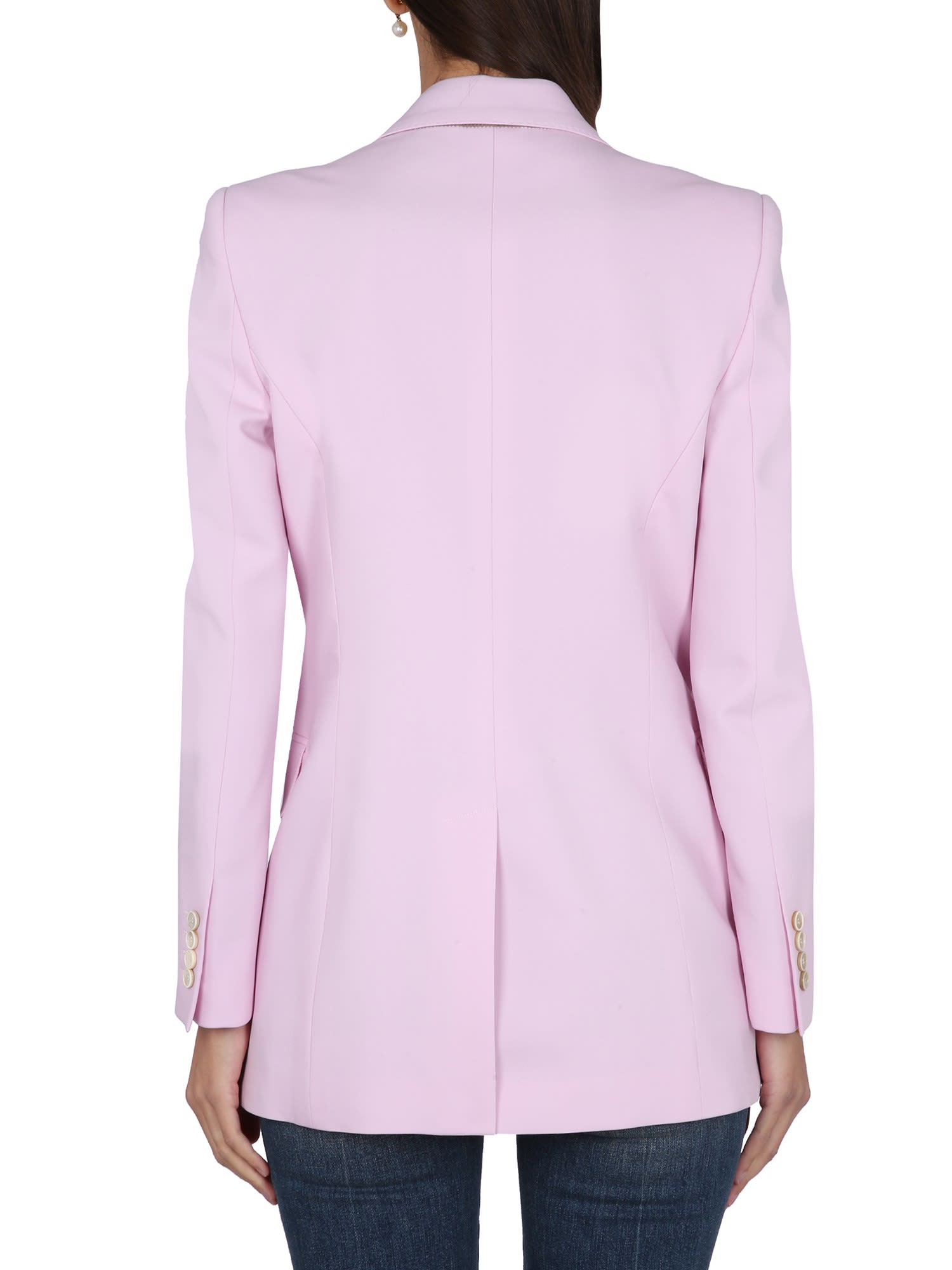 Alexander Mcqueen Veste De Tailleur En Laine In Purple