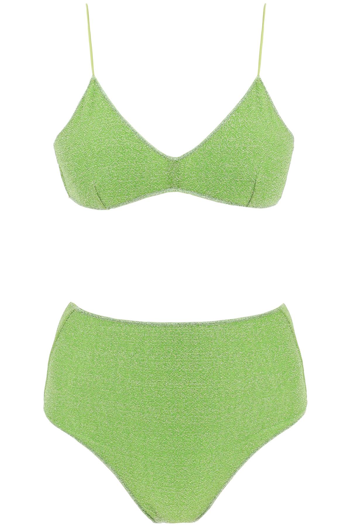 Shop Oseree Lumiã¨re Bikini In Lime (green)