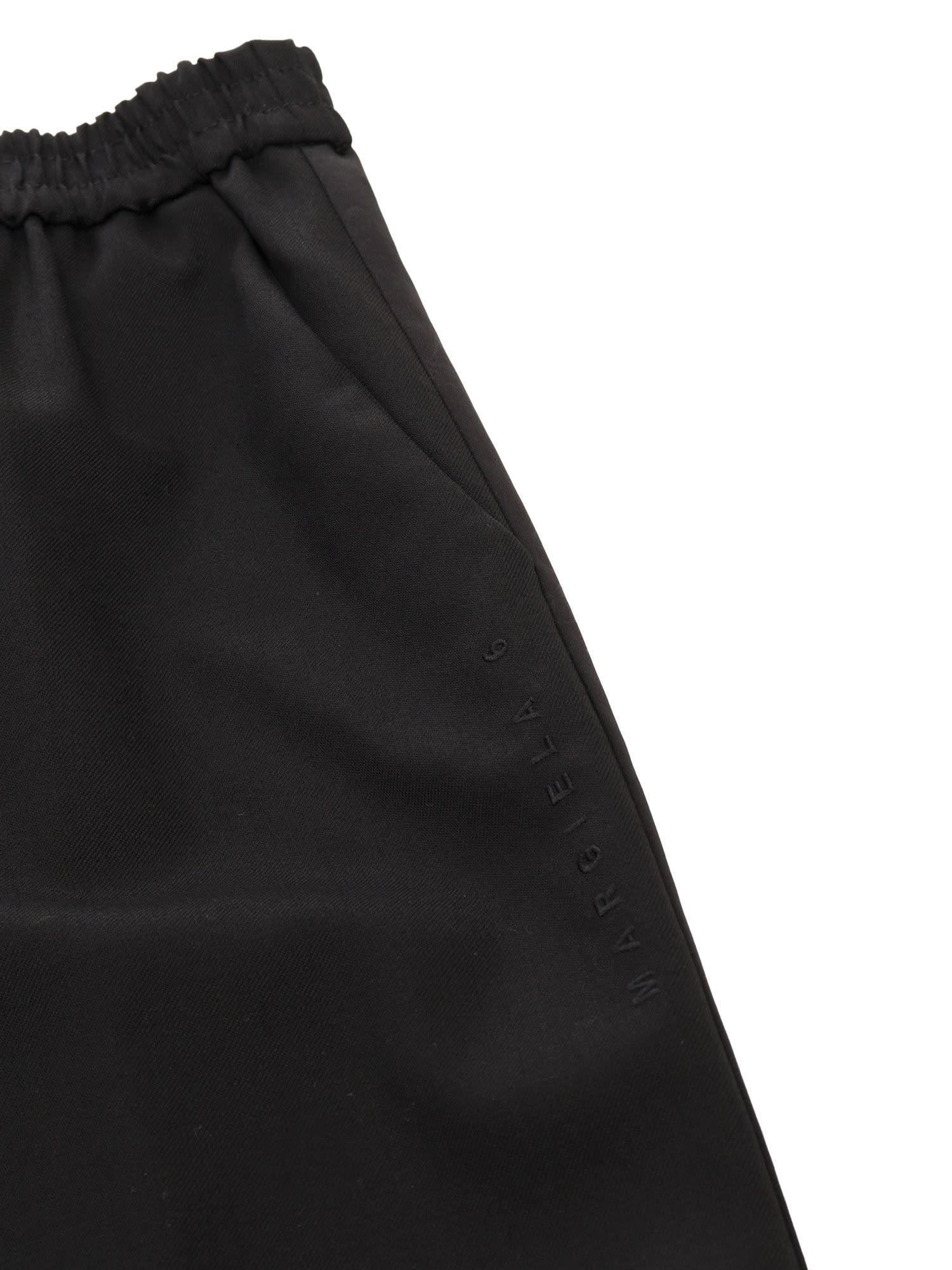 Shop Mm6 Maison Margiela Pants In Black