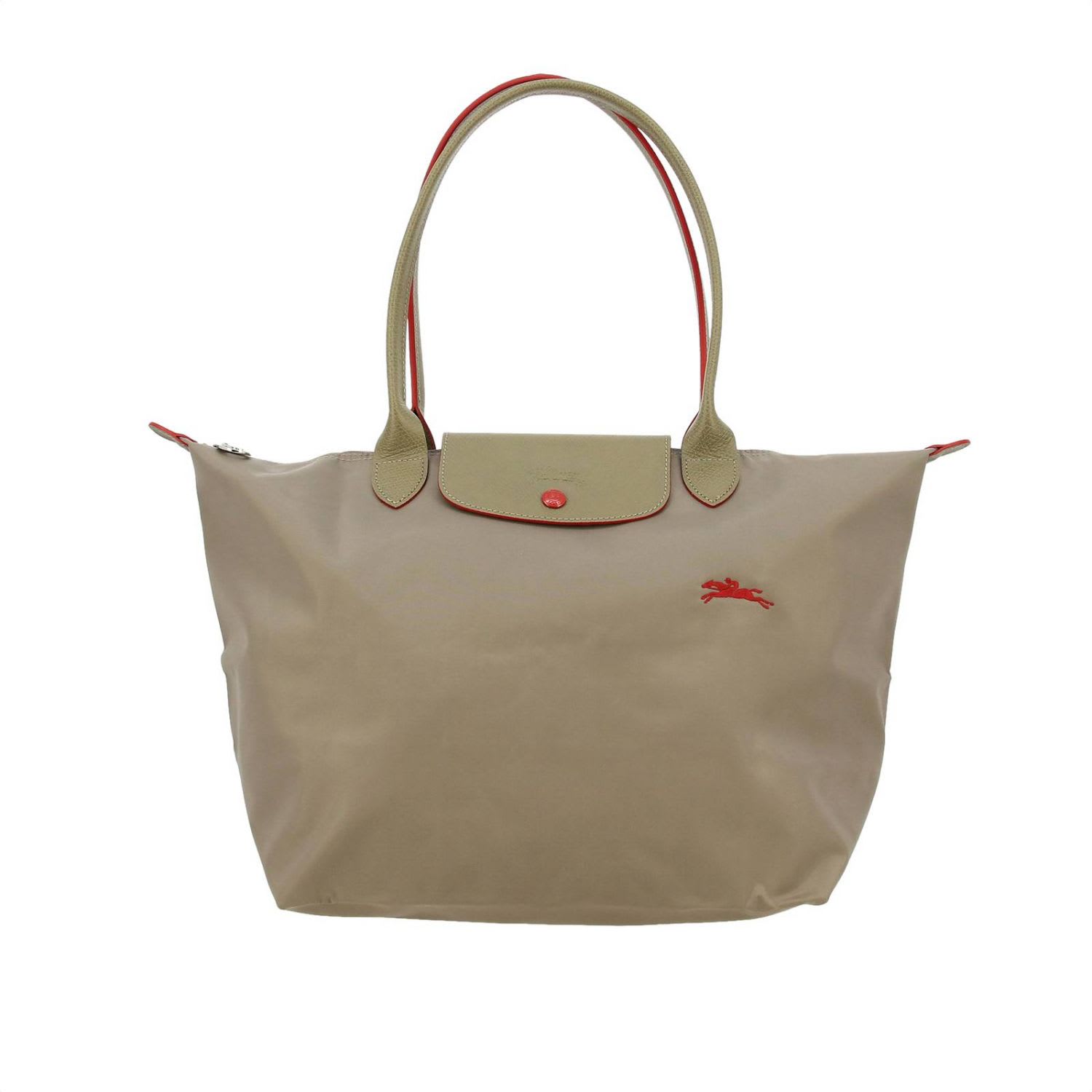 Click to view more detailed imagery on our partner's website Longchamp In Nylon In Dove Grey