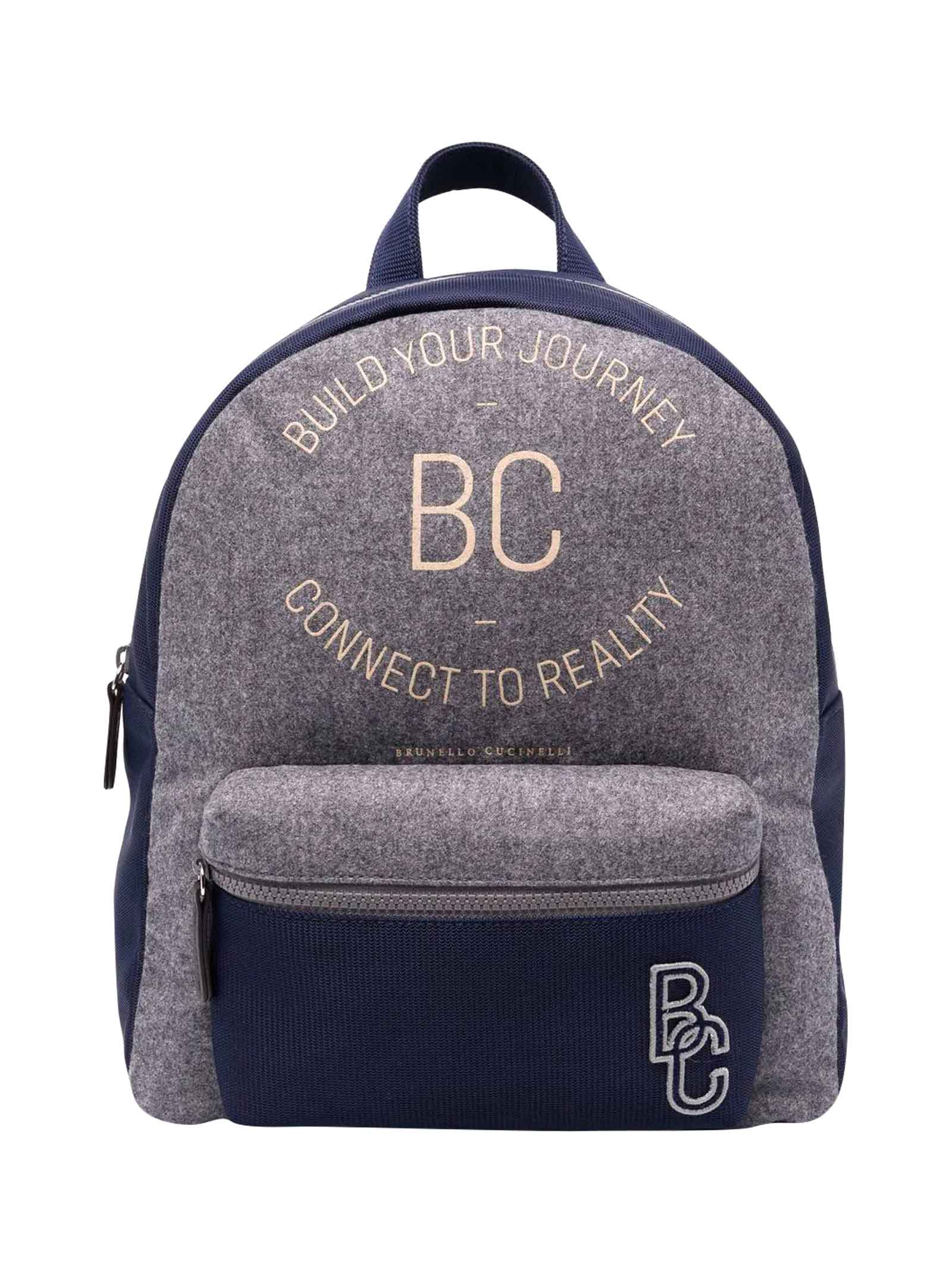 Brunello Cucinelli Two-tone Unisex Backpack