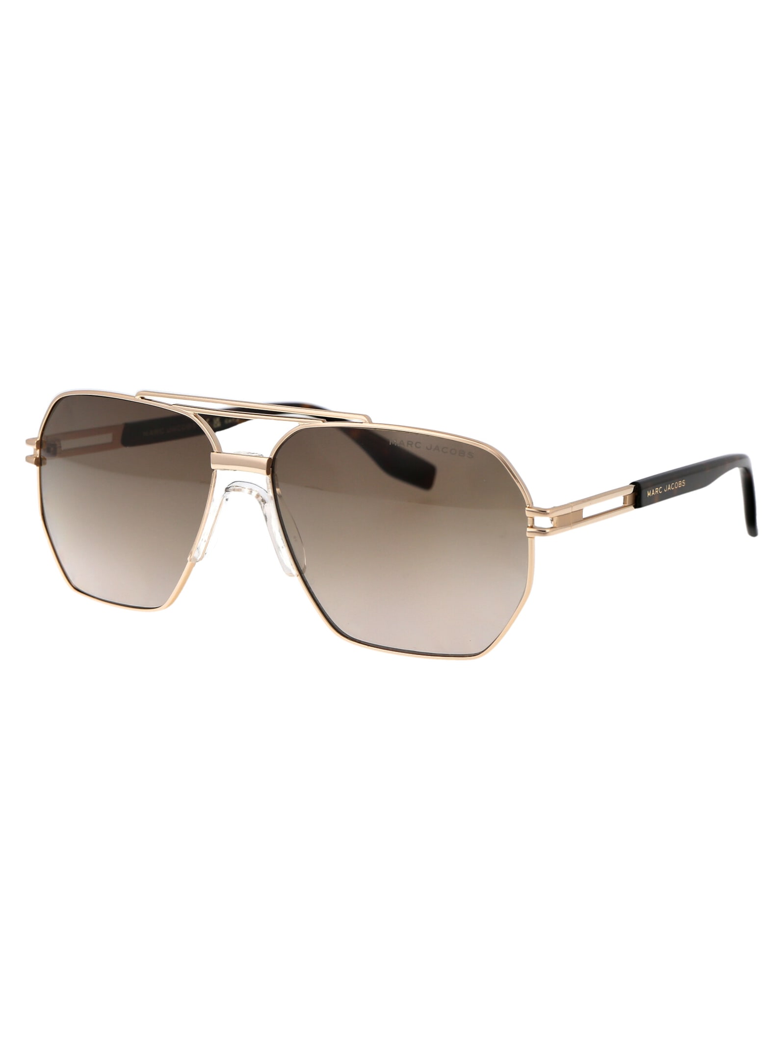 Shop Marc Jacobs Marc 748/s Sunglasses In 06jha Gold Havn