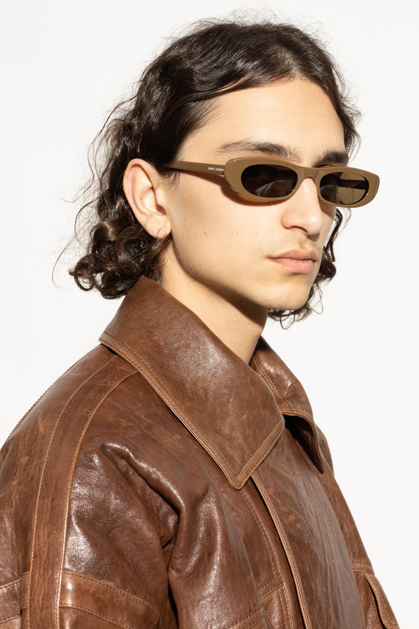 Saint Laurent Sunglasses `sl 557 Shade` In Brown