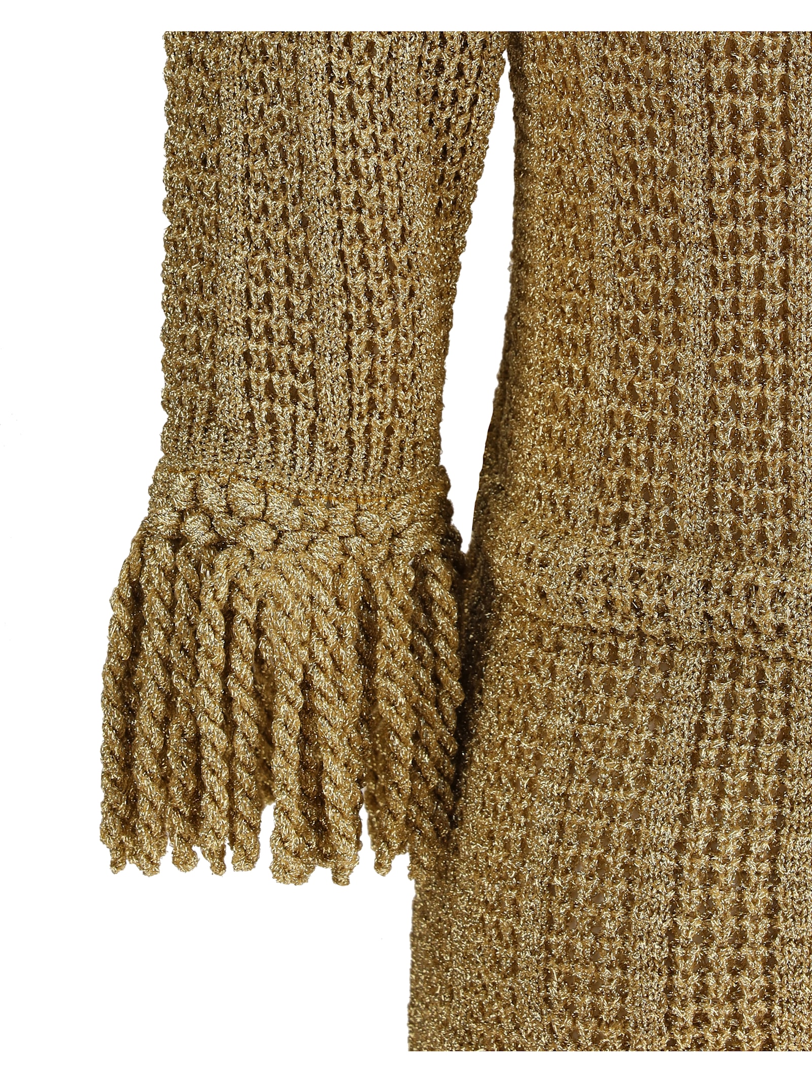 Valentino Lurex Knit Short Dress