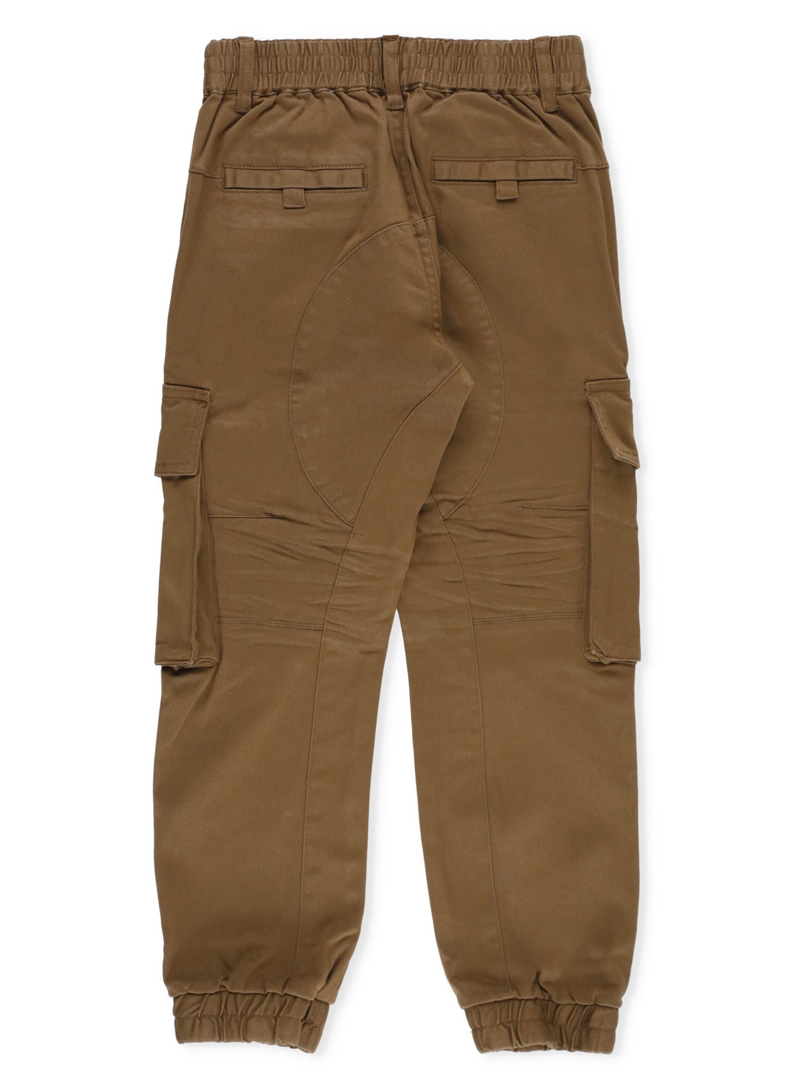Shop Dsquared2 Logoed Cargo Trousers In Brown