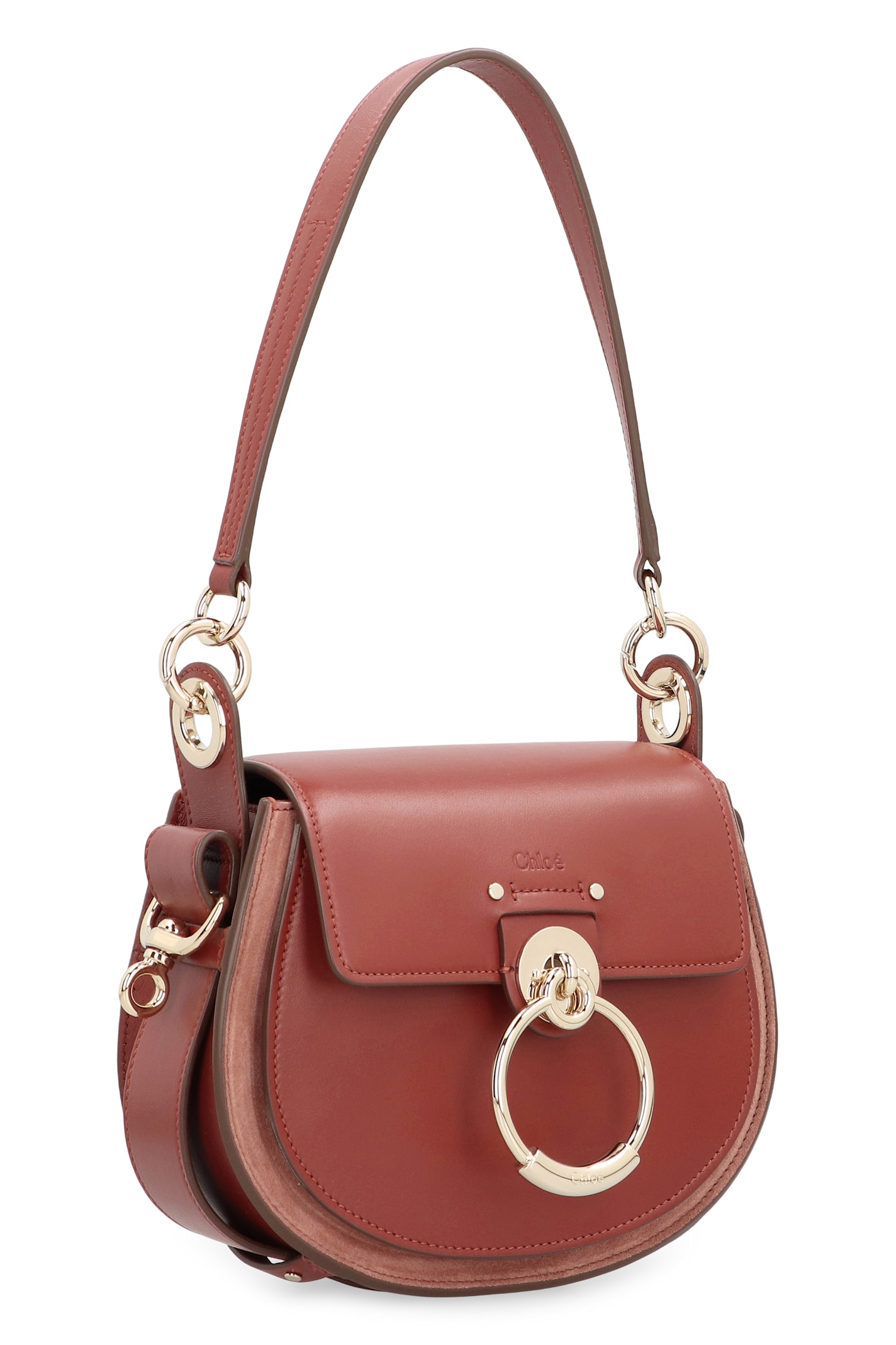 Chloé Small Leather Bag In Brown