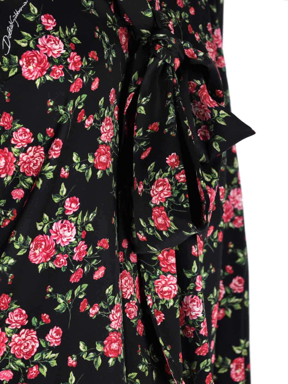 Dolce & Gabbana Silk Shirt In Multi