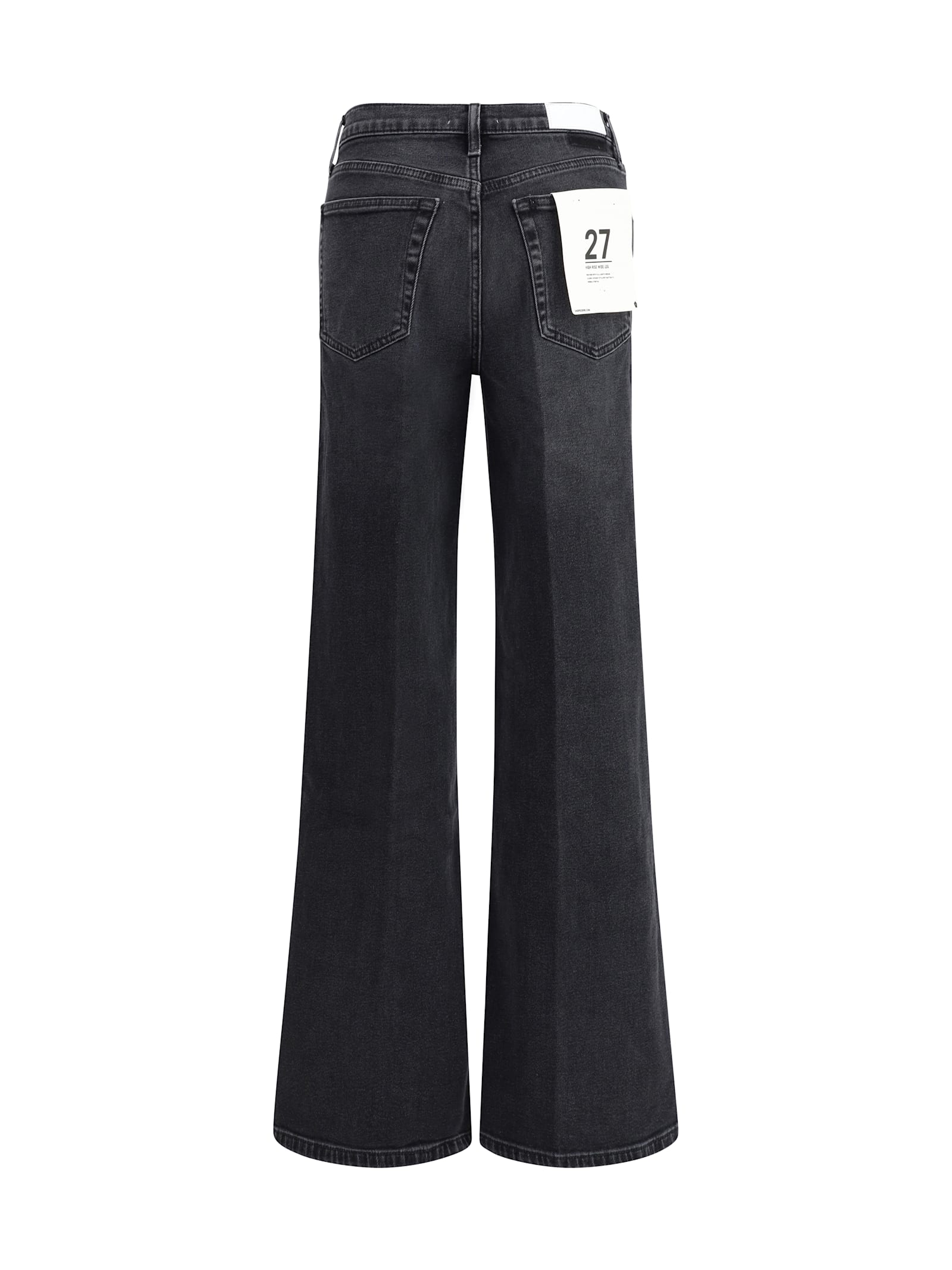 Re/done 90s High Rise Loose Jeans In Black