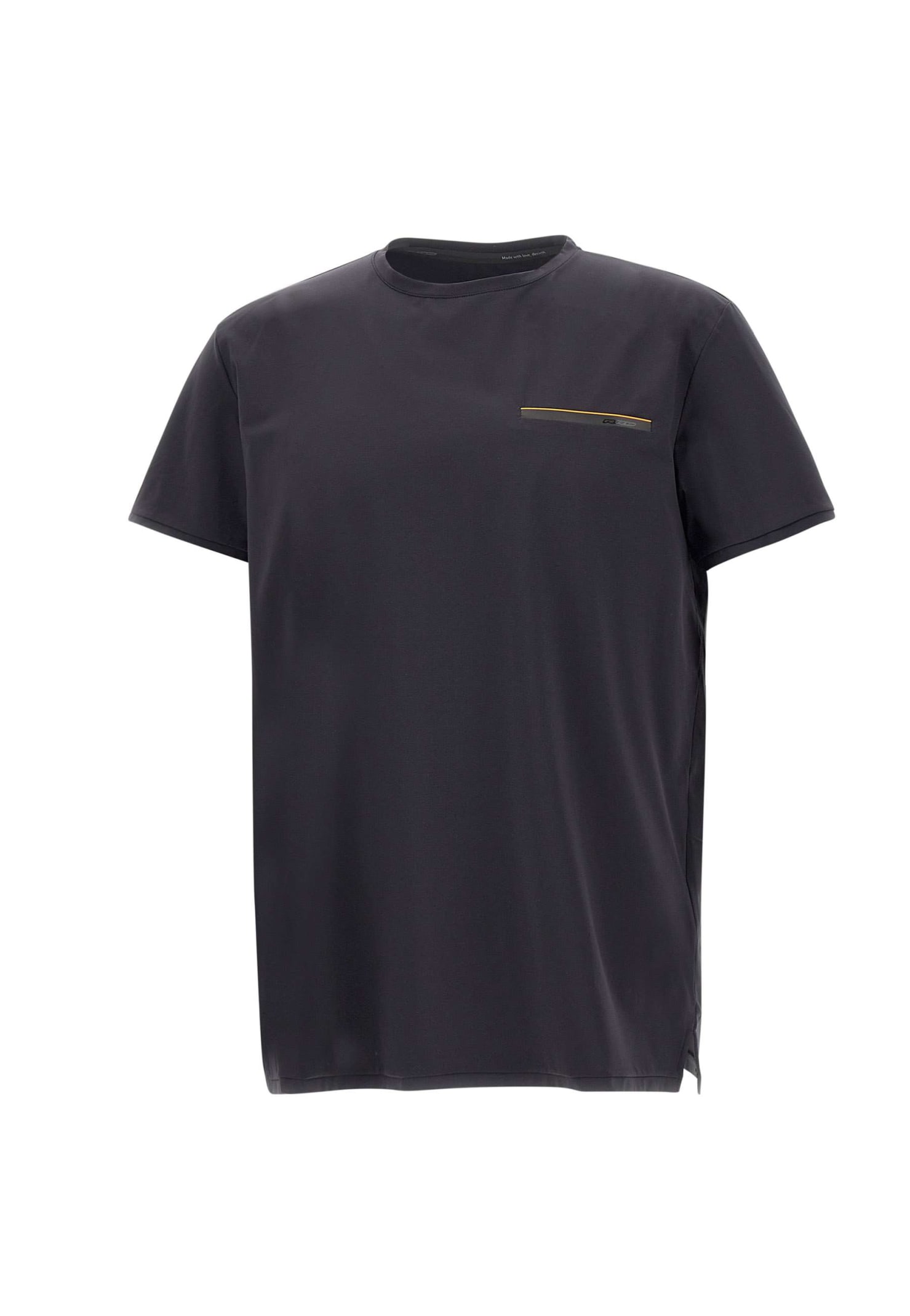 Shop Rrd - Roberto Ricci Design Oxford Pocket Shirty T-shirt In Black
