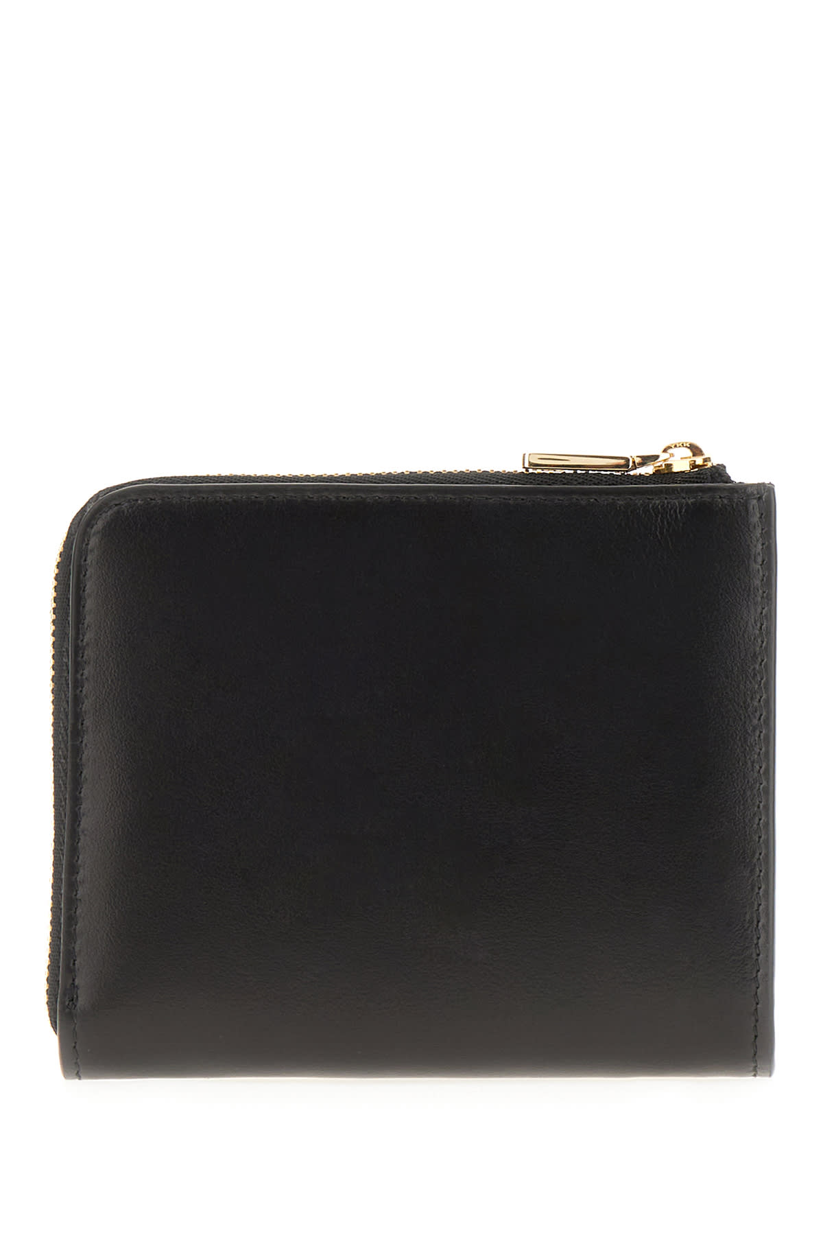 Shop Dolce & Gabbana Black Leather Card Holder In Nero