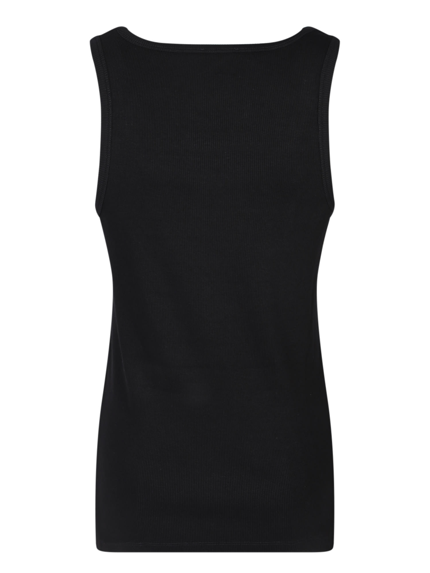 Shop Moncler Black Tank Top