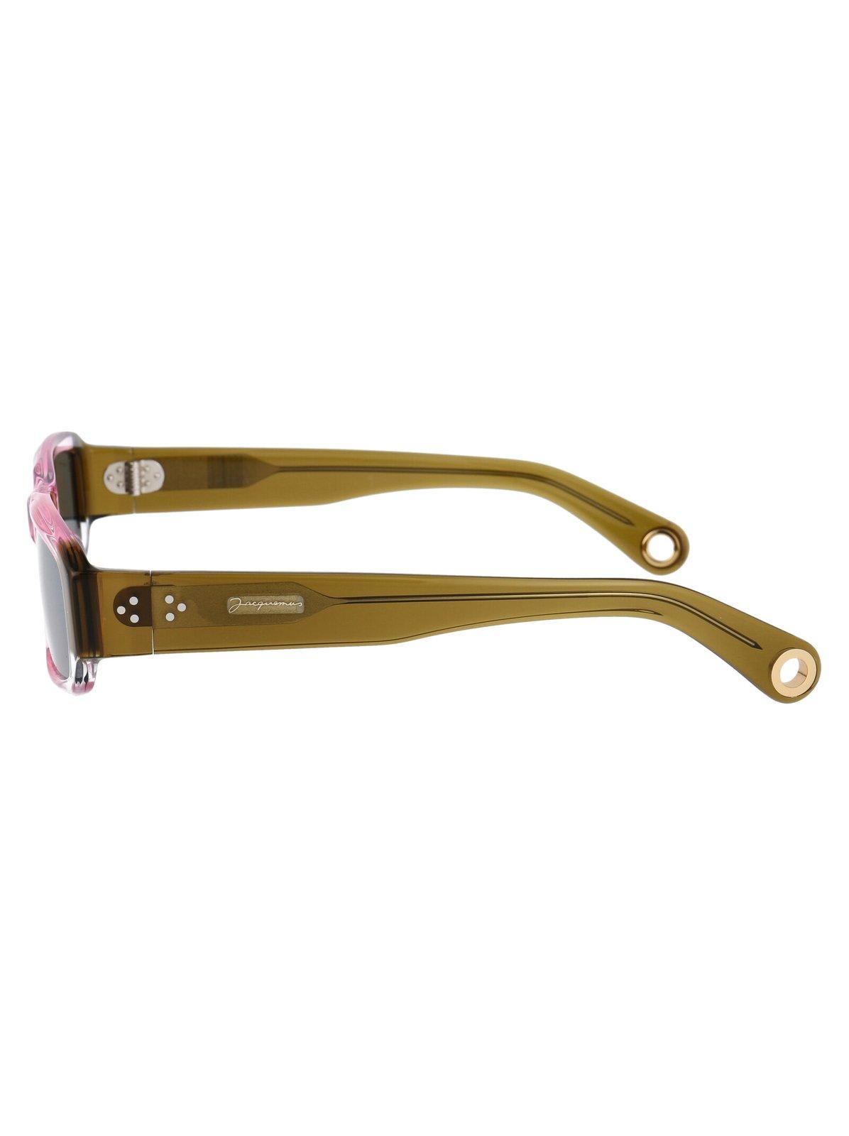 Jacquemus Les Lunettes Altù Acetate Sunglasses In Multi Pink