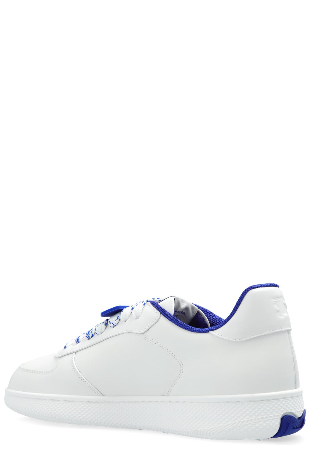 Shop Burberry Terrace Low-top Sneakers In White