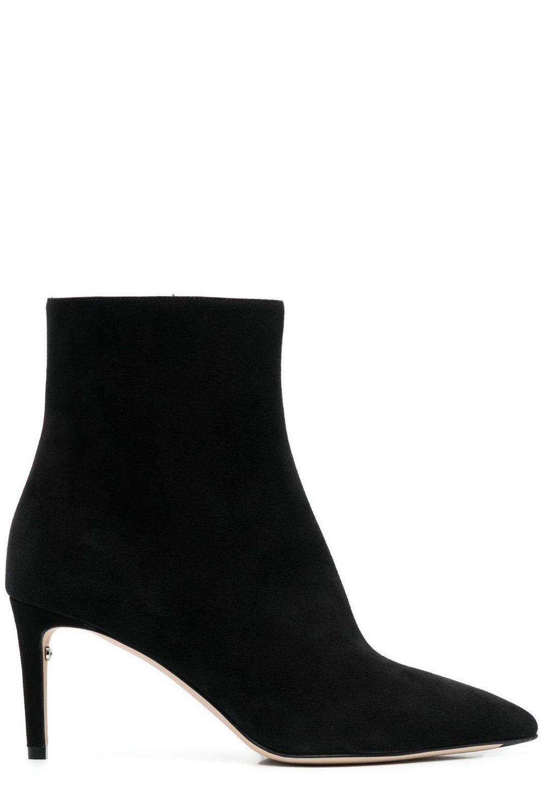 FERRAGAMO POINTED-TOE ANKLE BOOTS