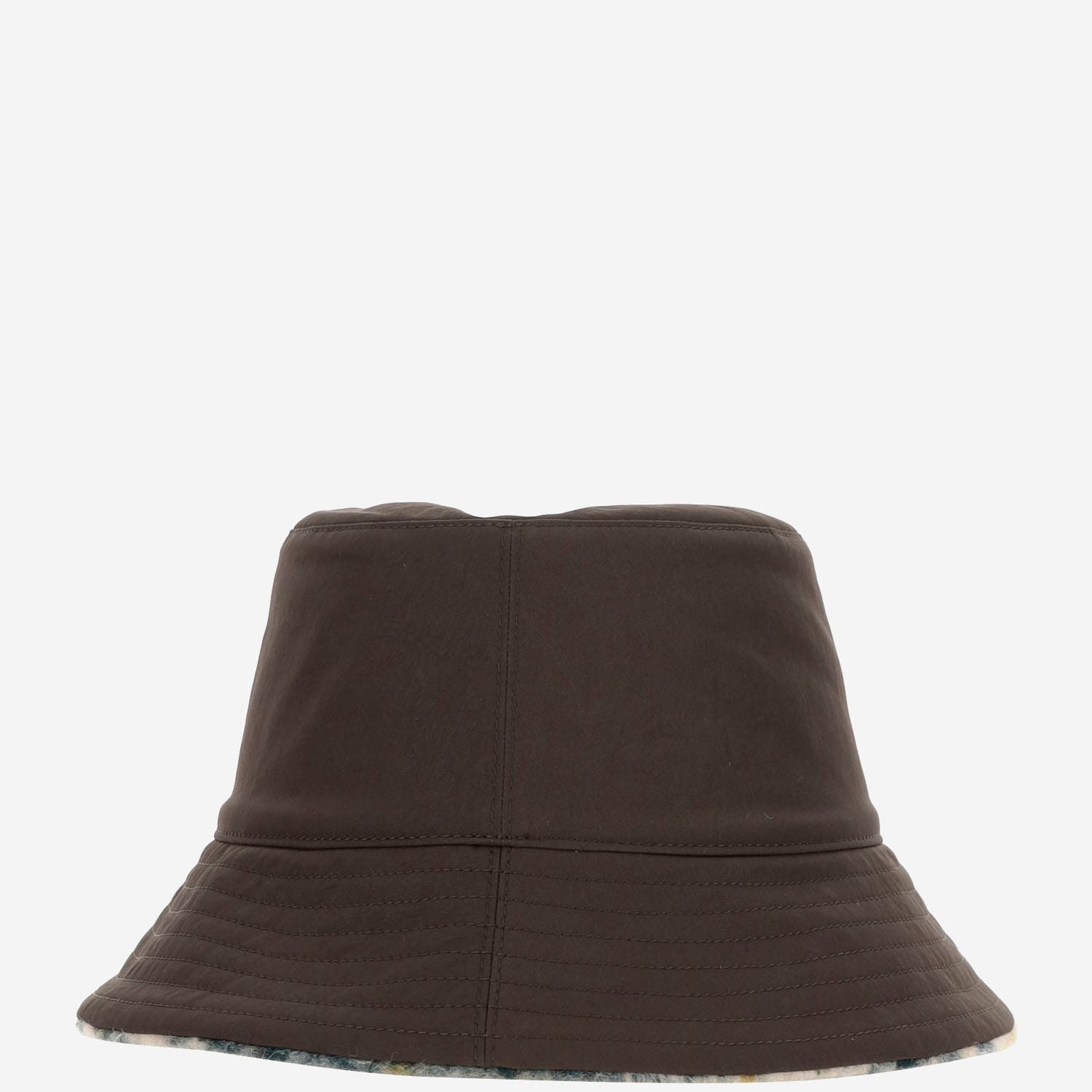 BURBERRY REVERSIBLE FLEECE CHECK BUCKET HAT 