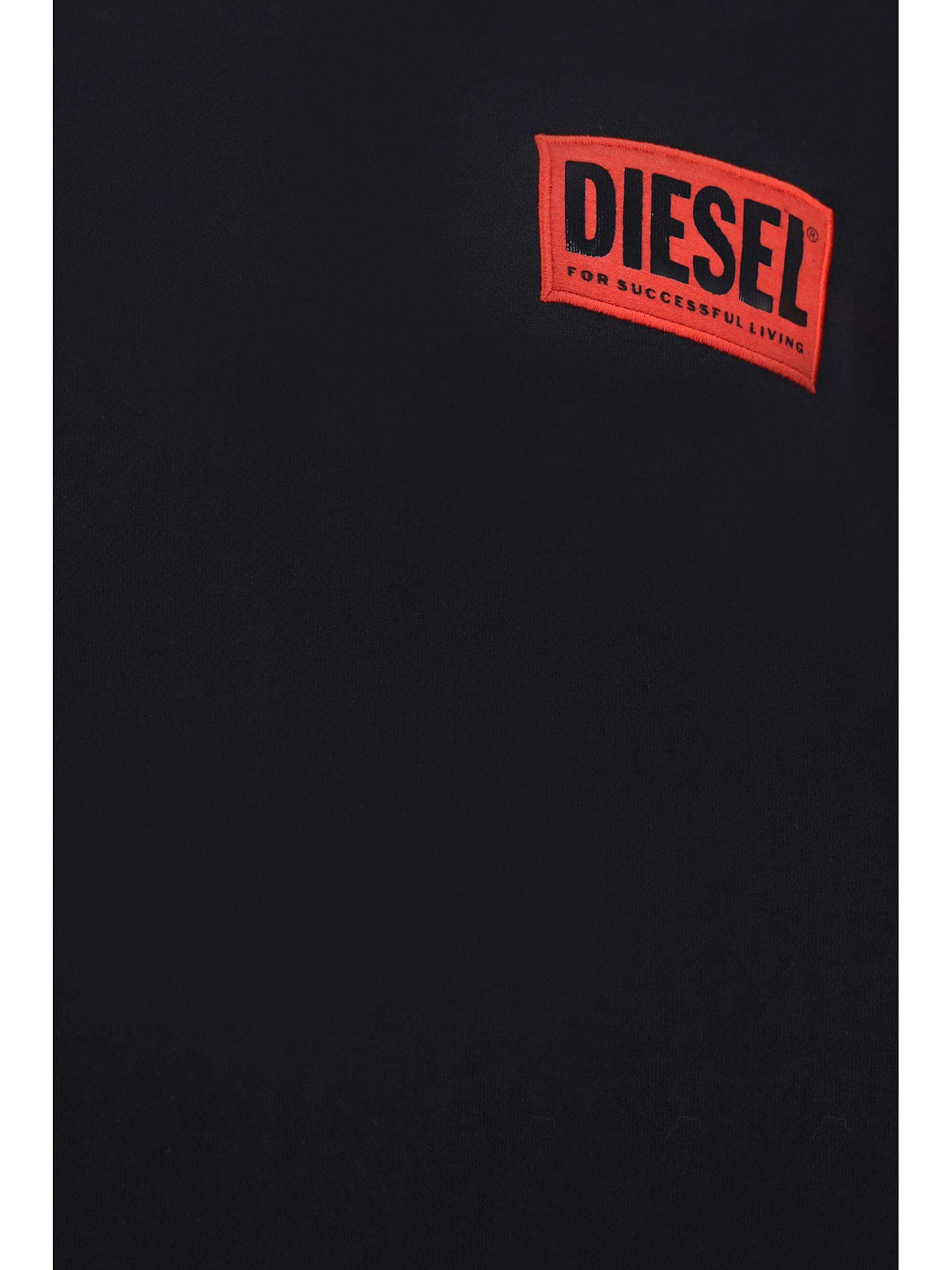 Shop Diesel Hoodie In Deep/black