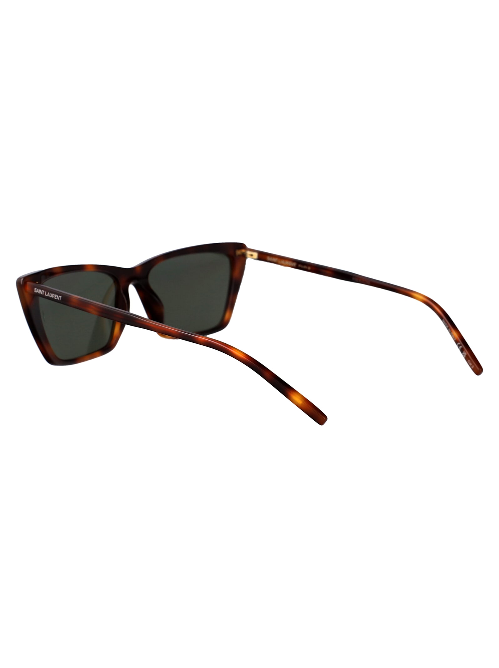 Saint Laurent Sl 737 Mica Thin Sunglasses In Gray