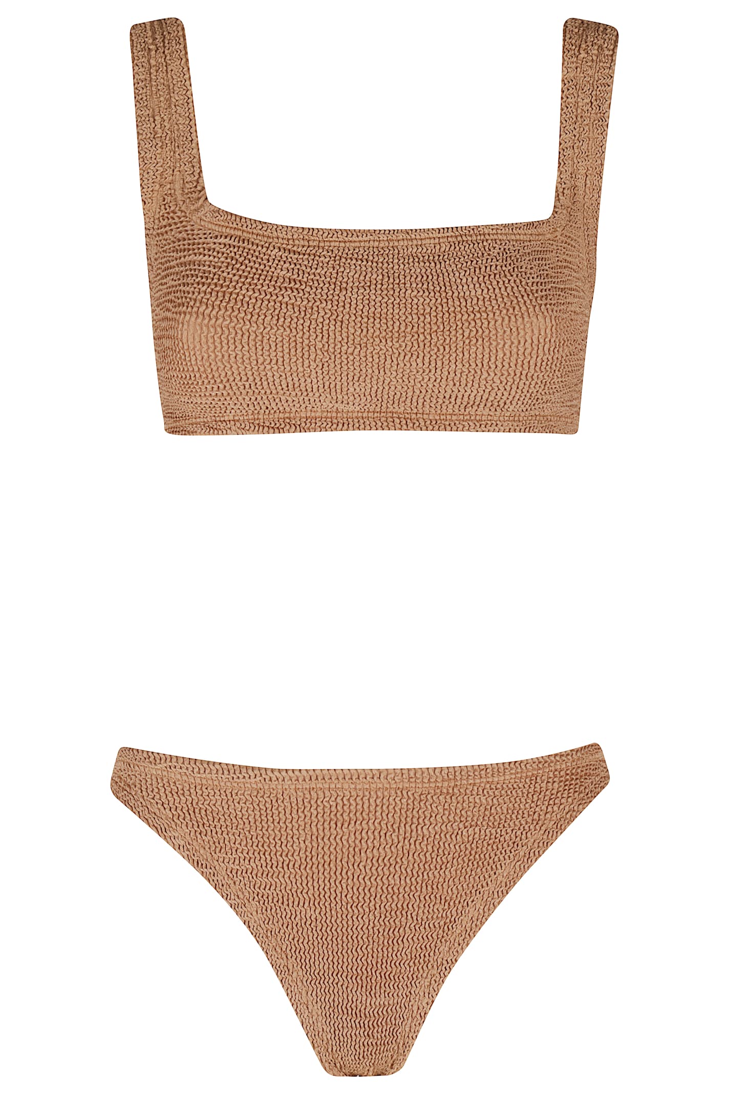 Shop Hunza G Mettalic Crinkle Bikini