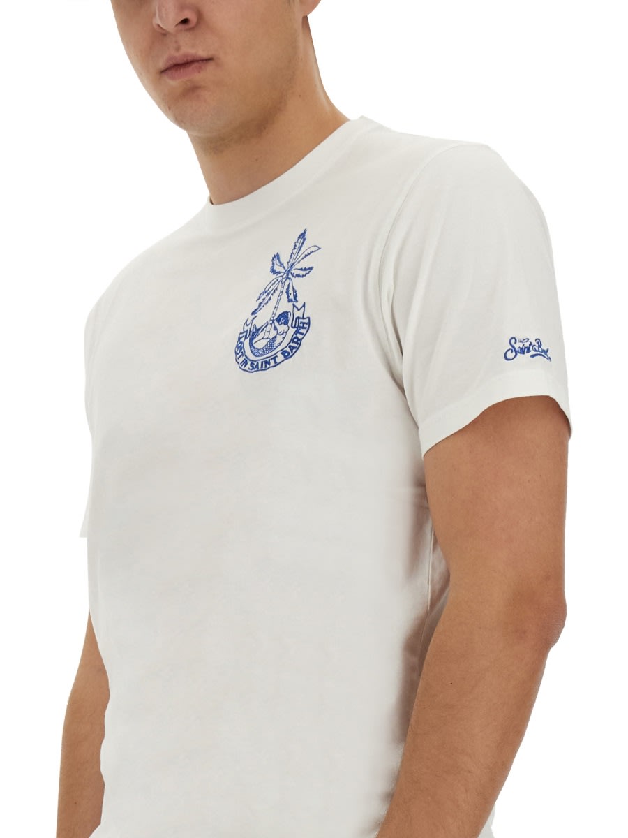 Shop Mc2 Saint Barth Jersey T-shirt In White