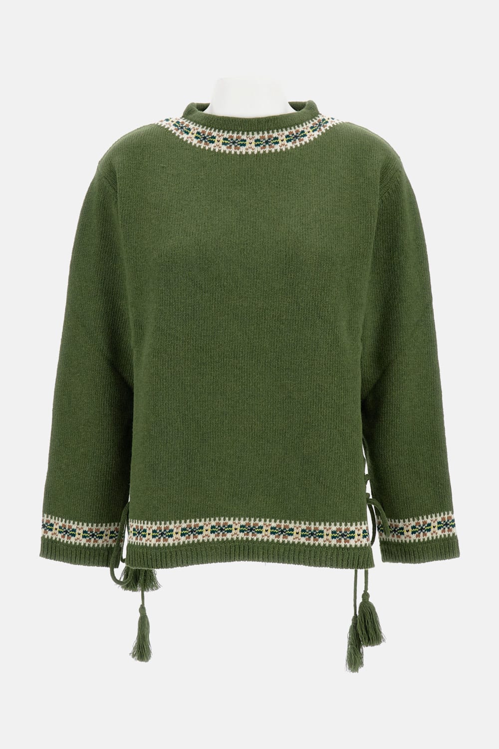 Bode Moritz Sweater In Green