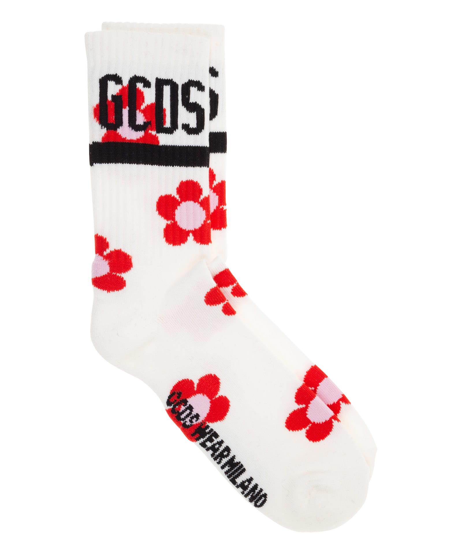 GCDS Flower Cotton Socks