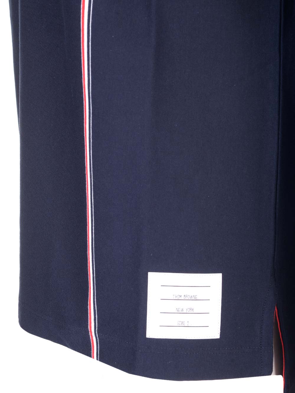 Shop Thom Browne T-shirt With Striped Band In Blue