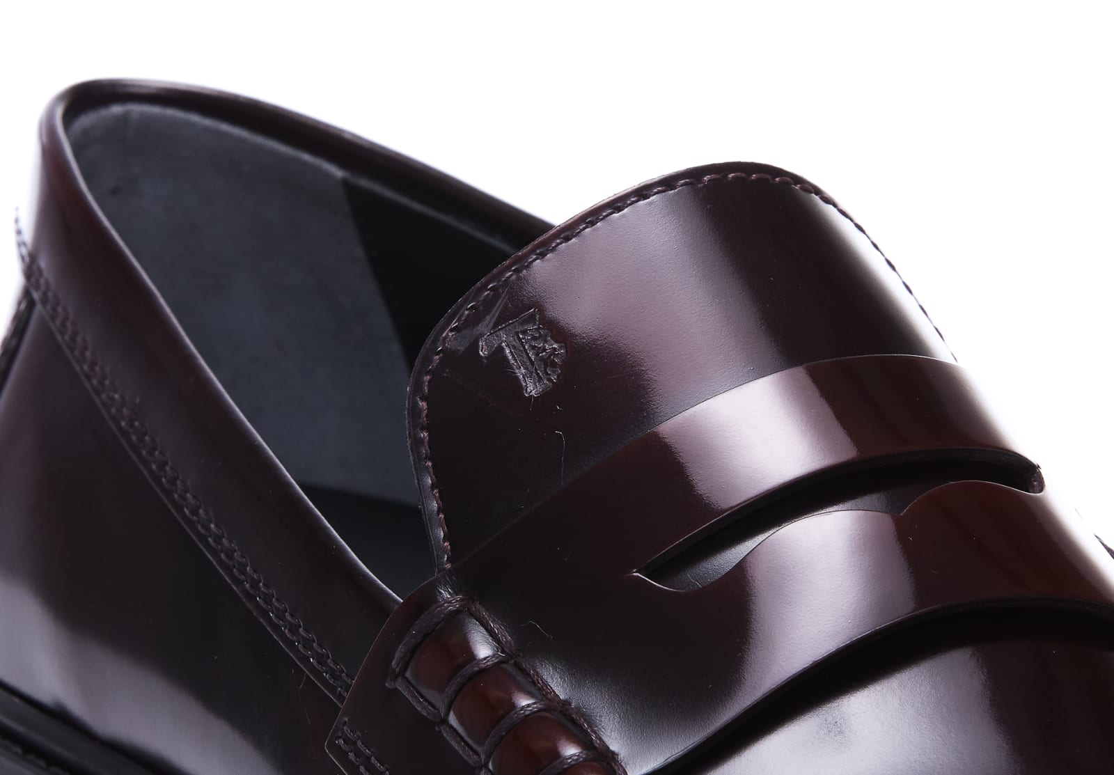 Shop Tod's Loafers In Bordeaux