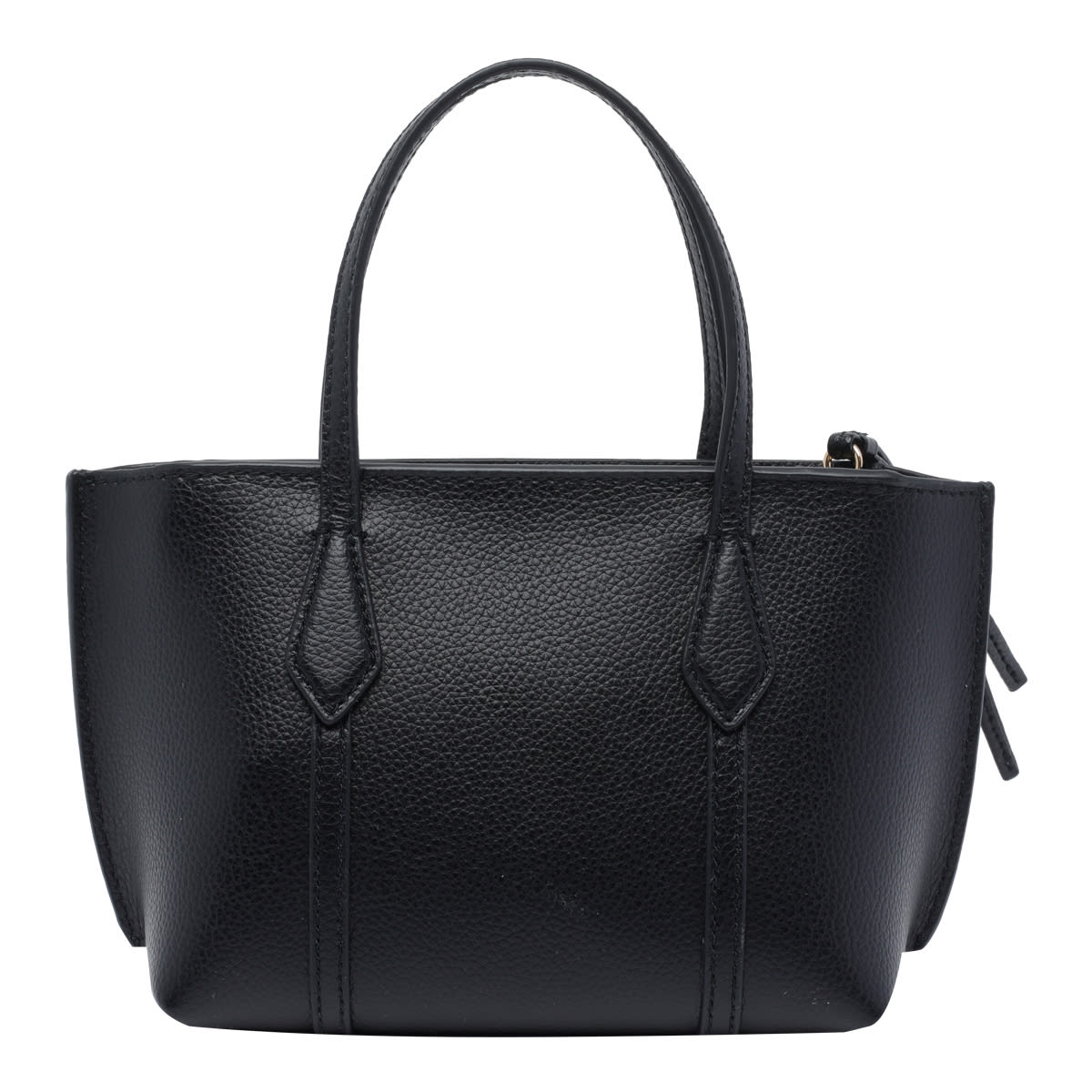 Tory Burch Mini Perry Tote Bag In Black