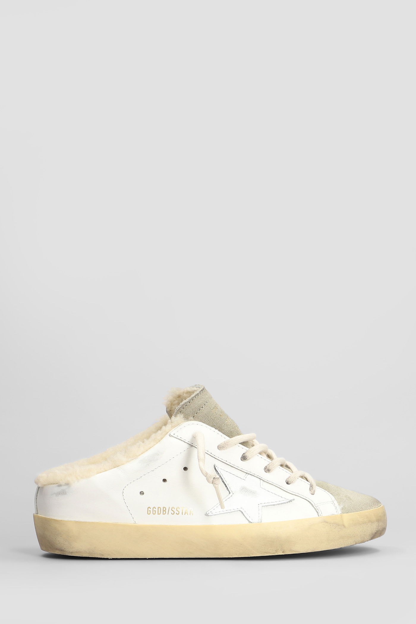 Golden Goose Super Star Leather Sneakers In Multi