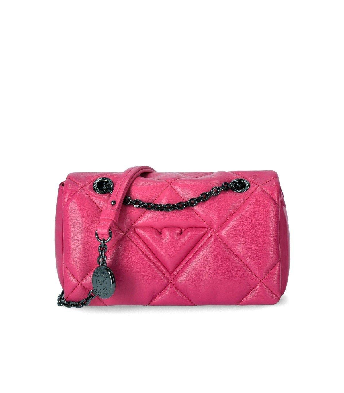 Quilted Chain-linked Shoulder Bag