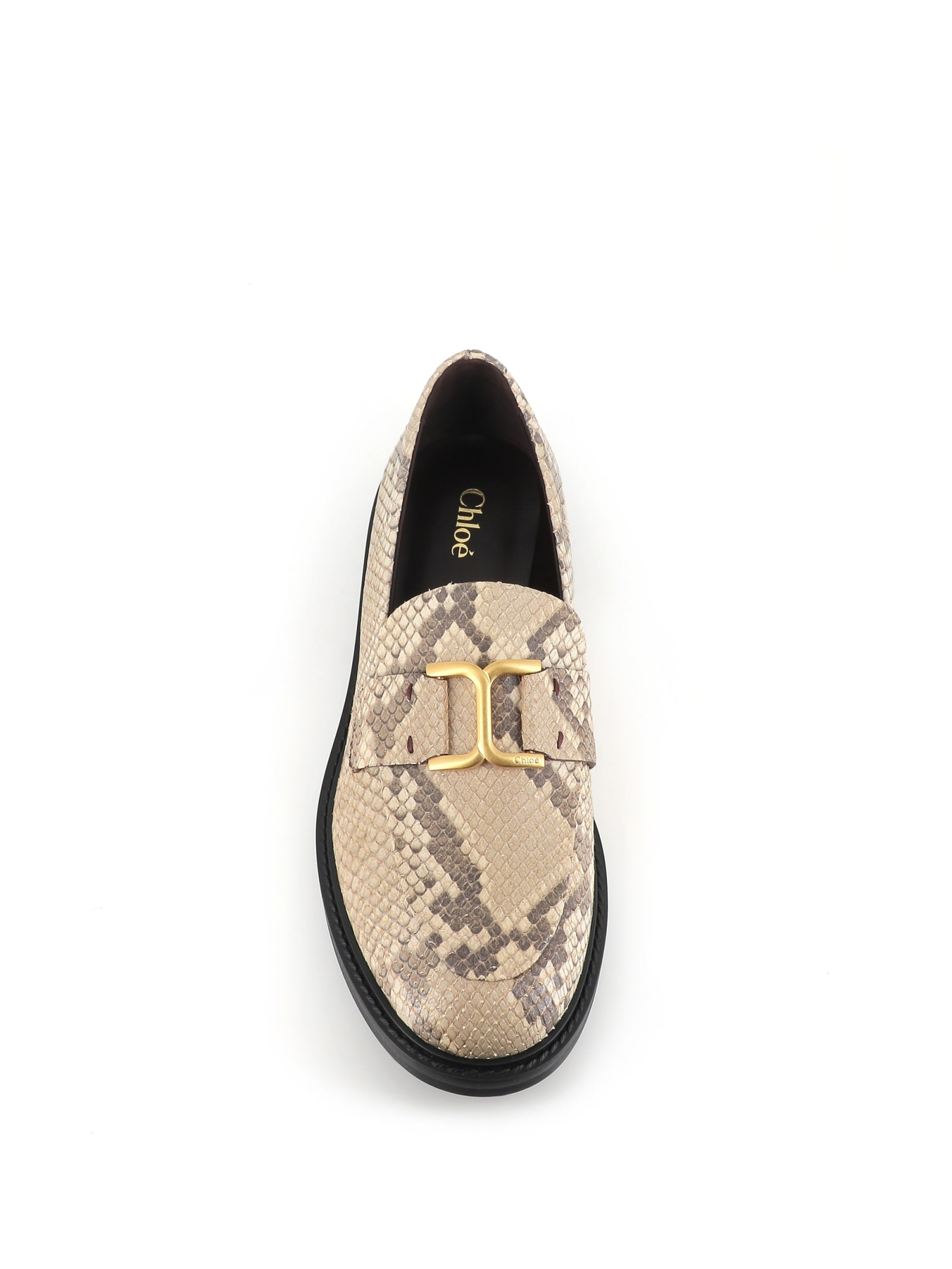 Shop Chloé Loafer Marcie In Python