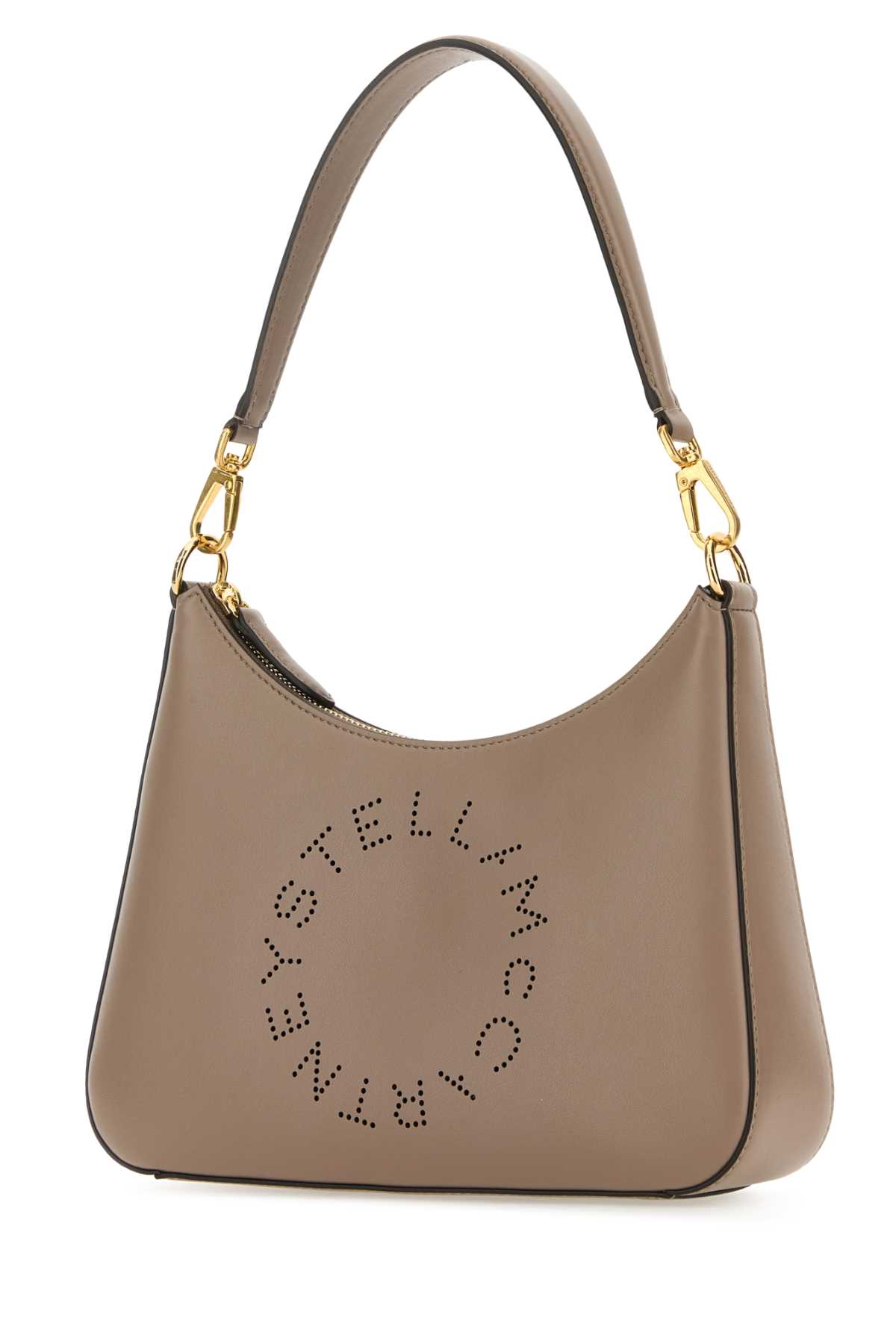 Stella Mccartney Woman Dove Grey Alter Mat Small Logo Handbag In Moss