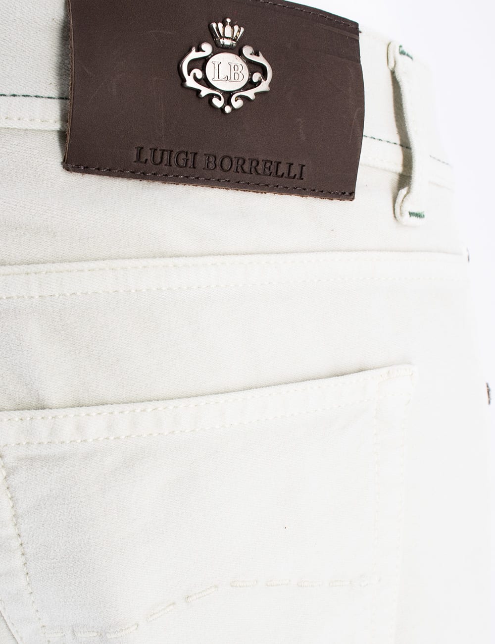 Shop Luigi Borrelli Trousers In Beige