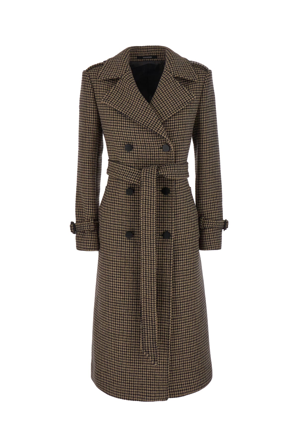 Shop Tagliatore Embroidered Wool Blend Coat In T1319