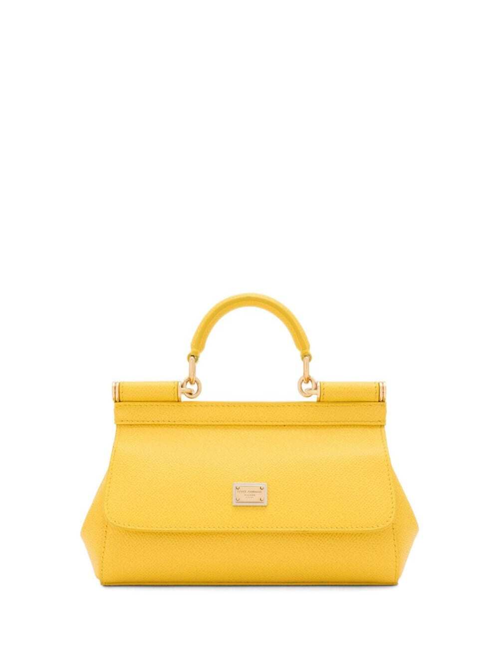 Dolce & Gabbana Sicily Handbag Long In Yellow