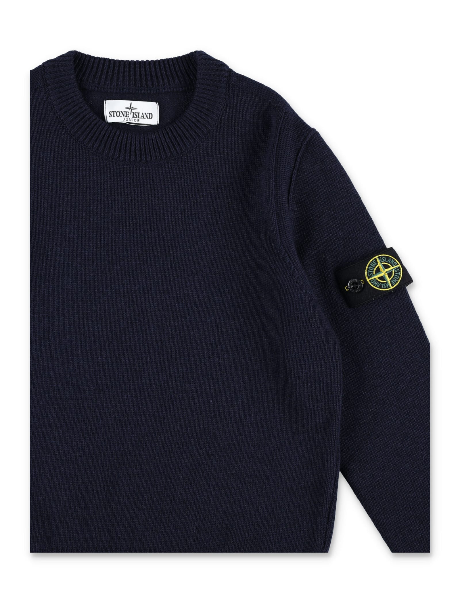 Stone Island Compass-motif Crewneck Jumper