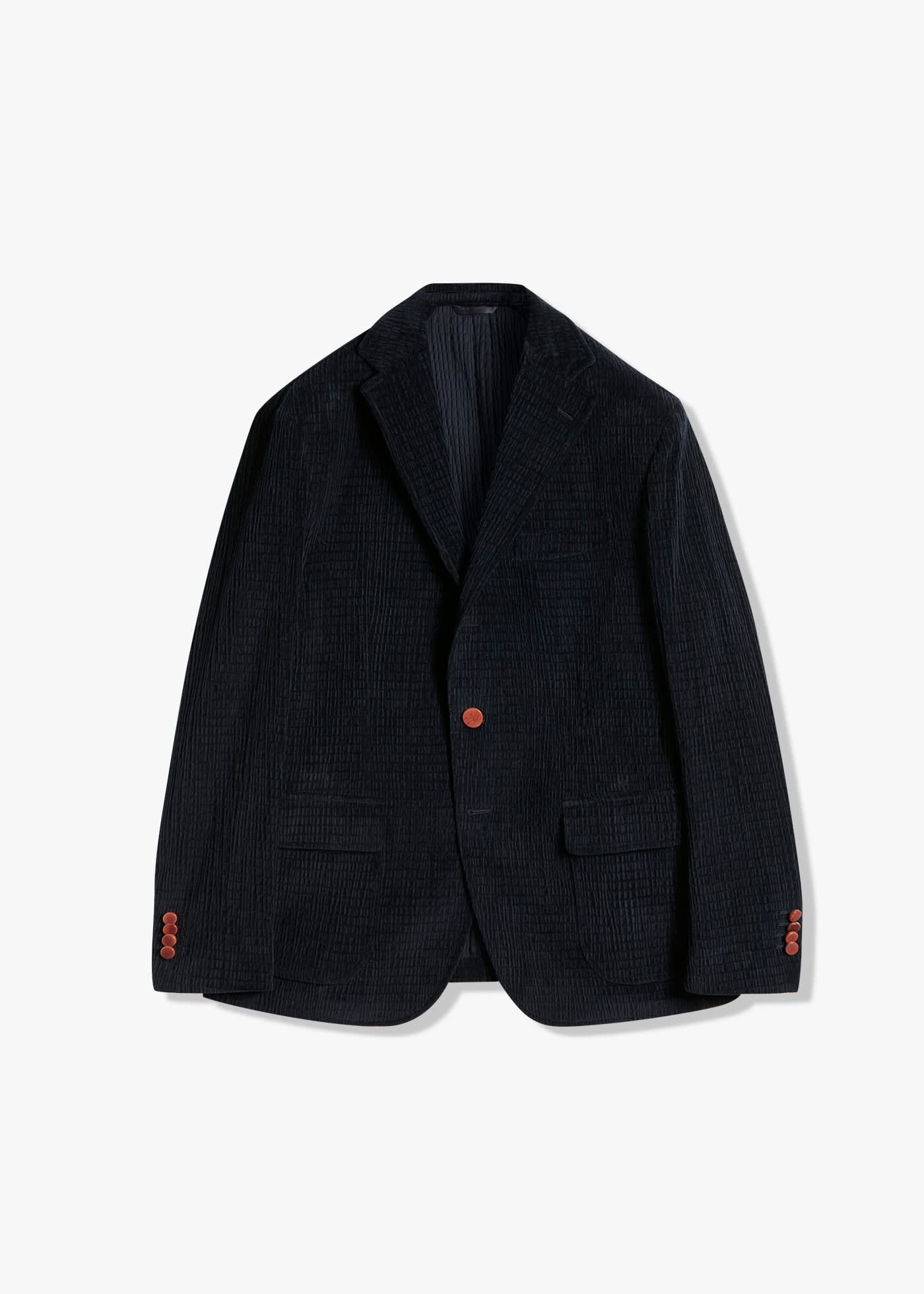 Shop Doppiaa Aabenzio Single-breasted Jacket With Patch Pockets