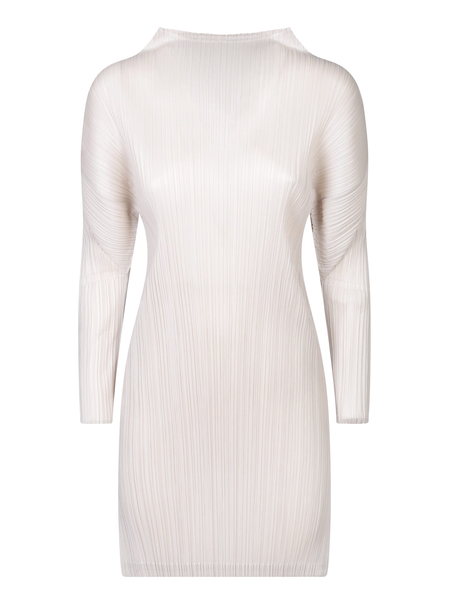 Shop Issey Miyake Pleats Please Ivory Tunic In White