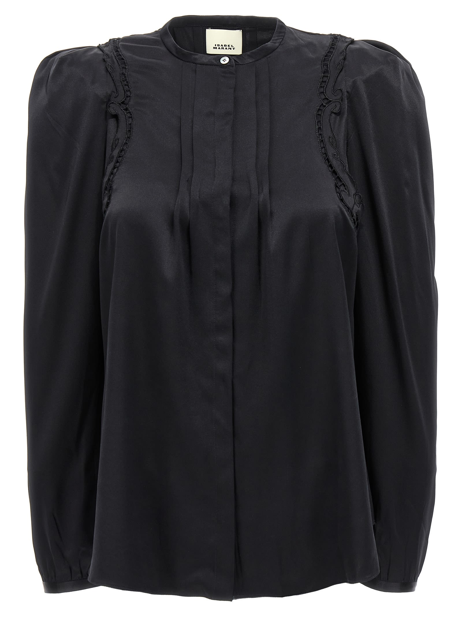 Shop Isabel Marant Joanea Shirt In Black