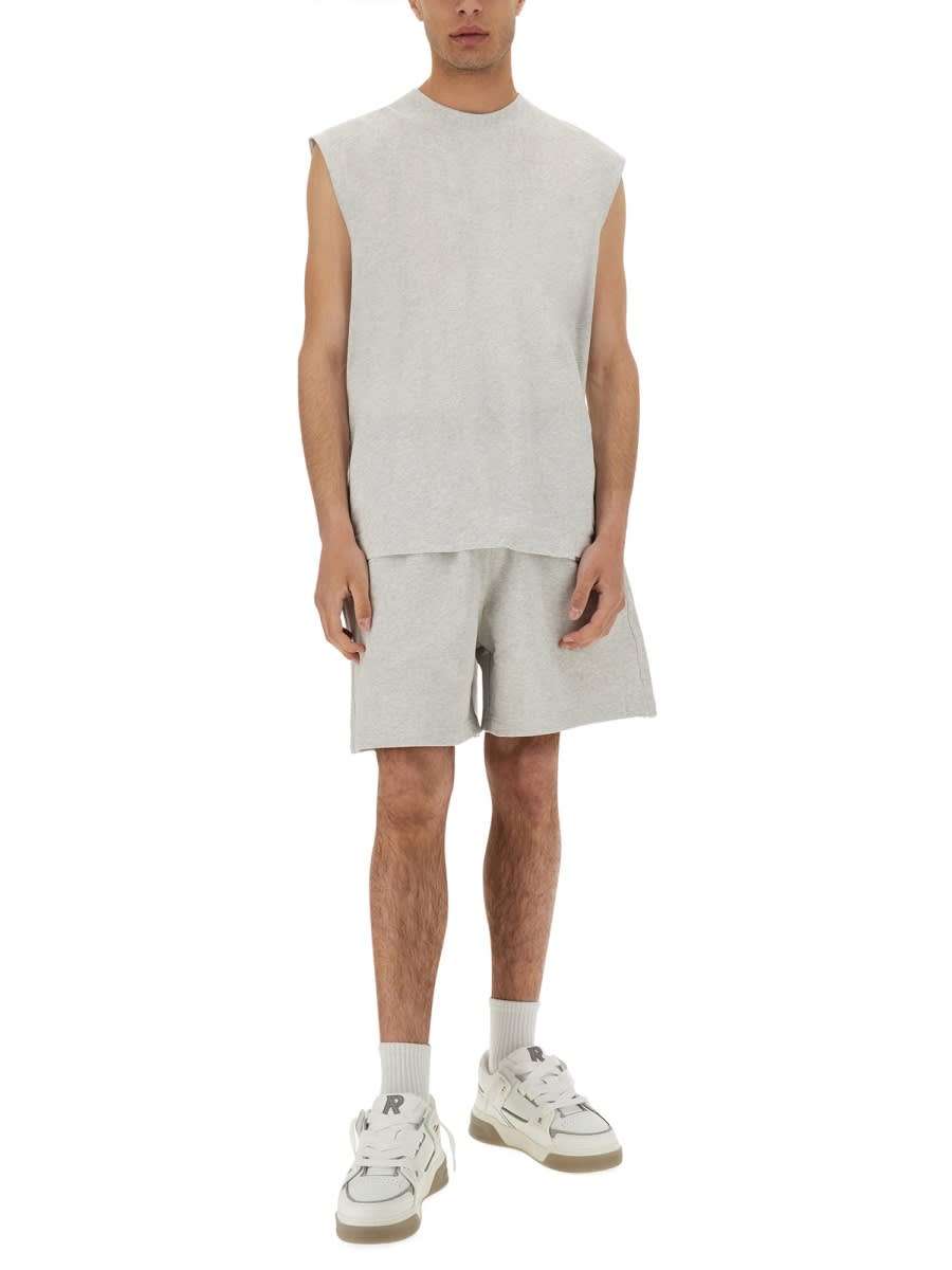 Represent "initial" Knee Length Shorts In Grey