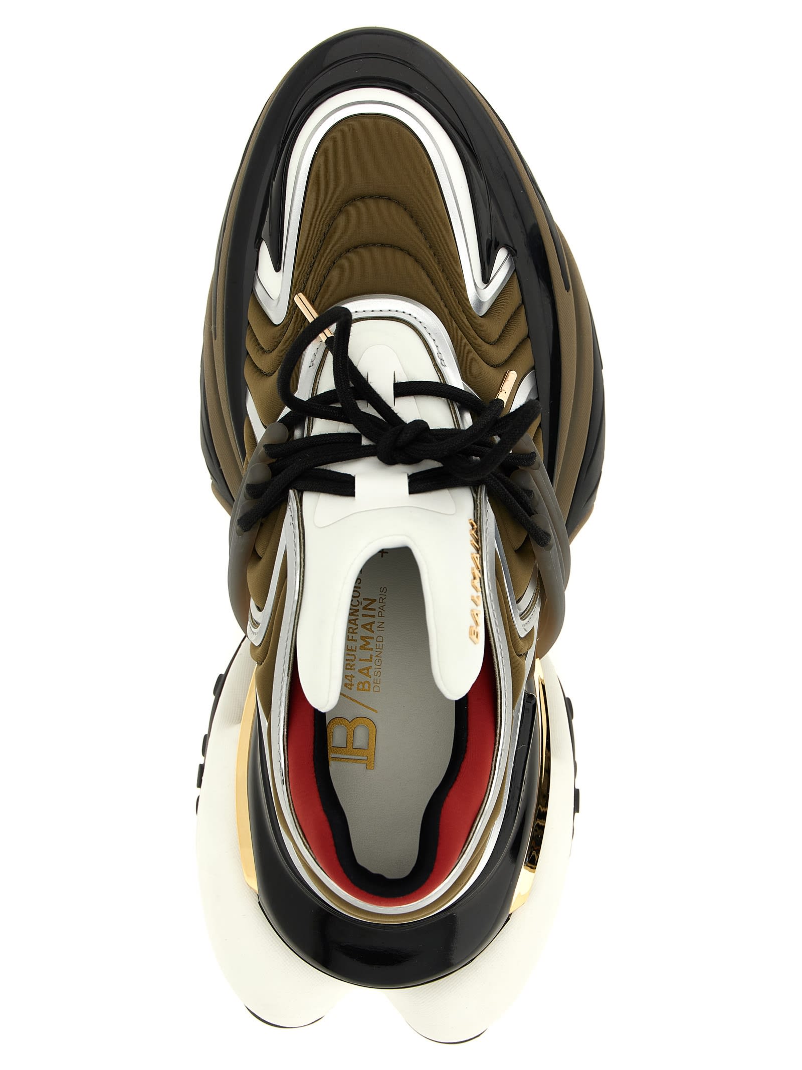 Balmain Unicorn Wave Sneakers Multicolor In Multi