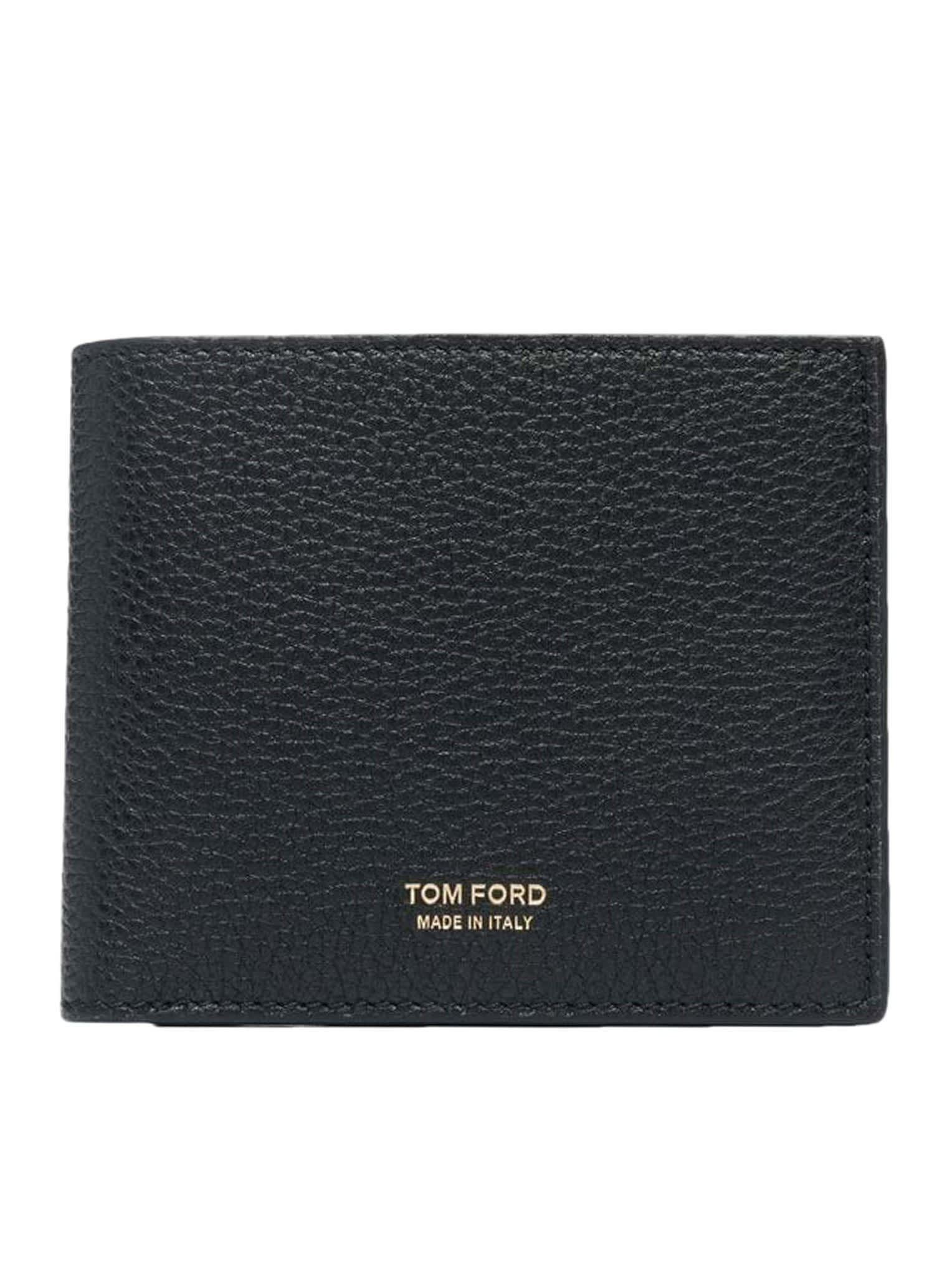 Tom Ford Men's Croc-effect Leather T-Line Passport Holder