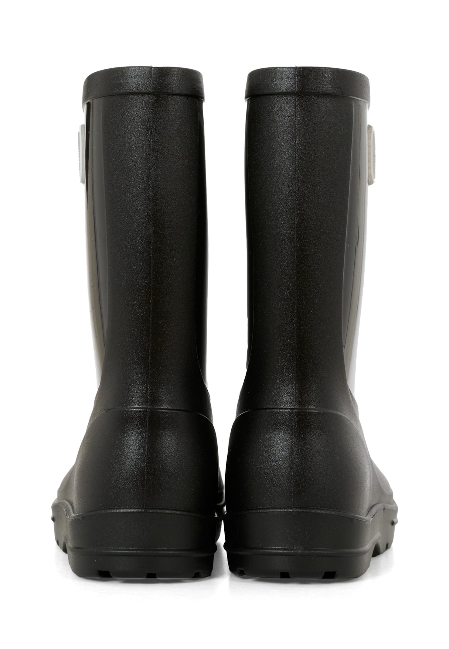 Hugo Boss Black Rain Boots For Kids With Logo In Black