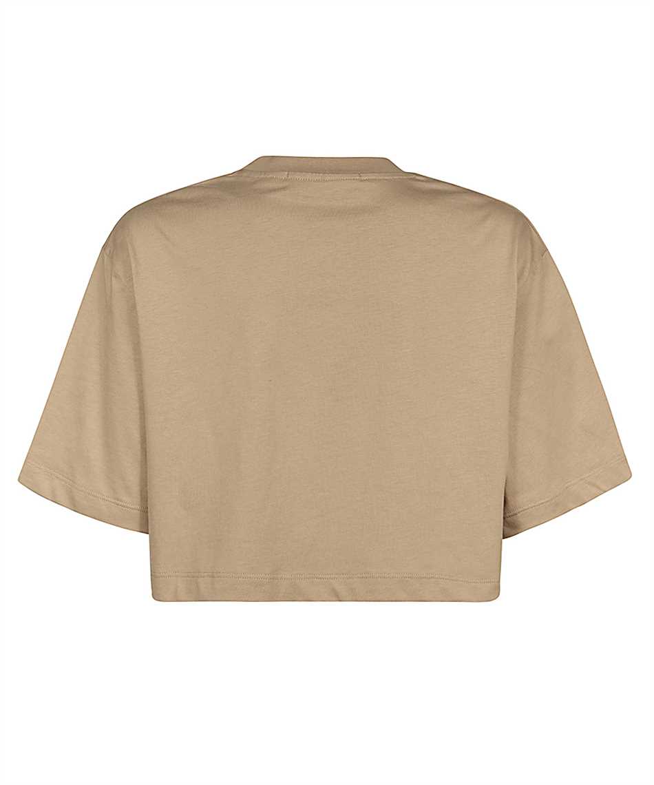 Msgm Beige Cotton T-shirt In Neutral